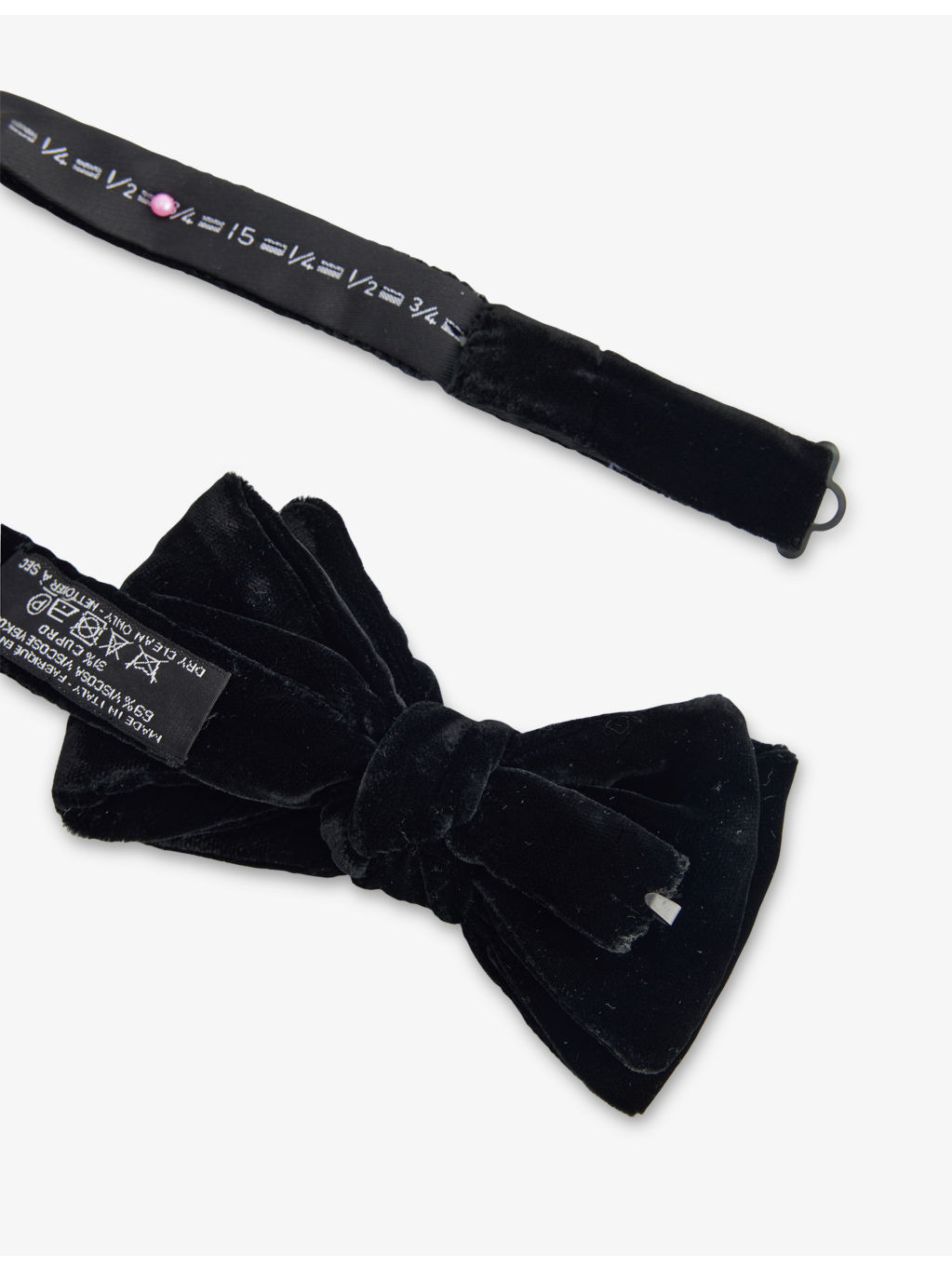 Tied Velvet Bow Tie - 2