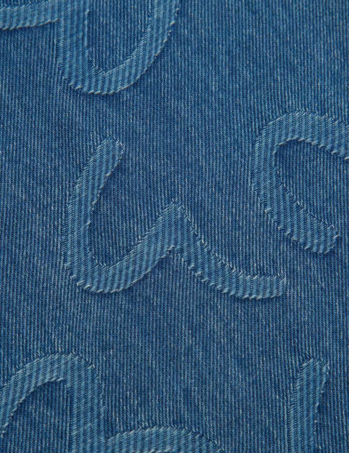 SEAGULL JACQUARD DENIM JOGGER PANTS - 8