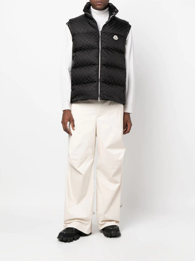 Moncler high waist wide-leg trousers outlook