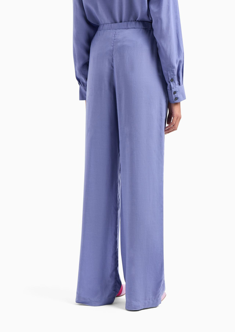 Palazzo trousers in a fluid fabric 3
