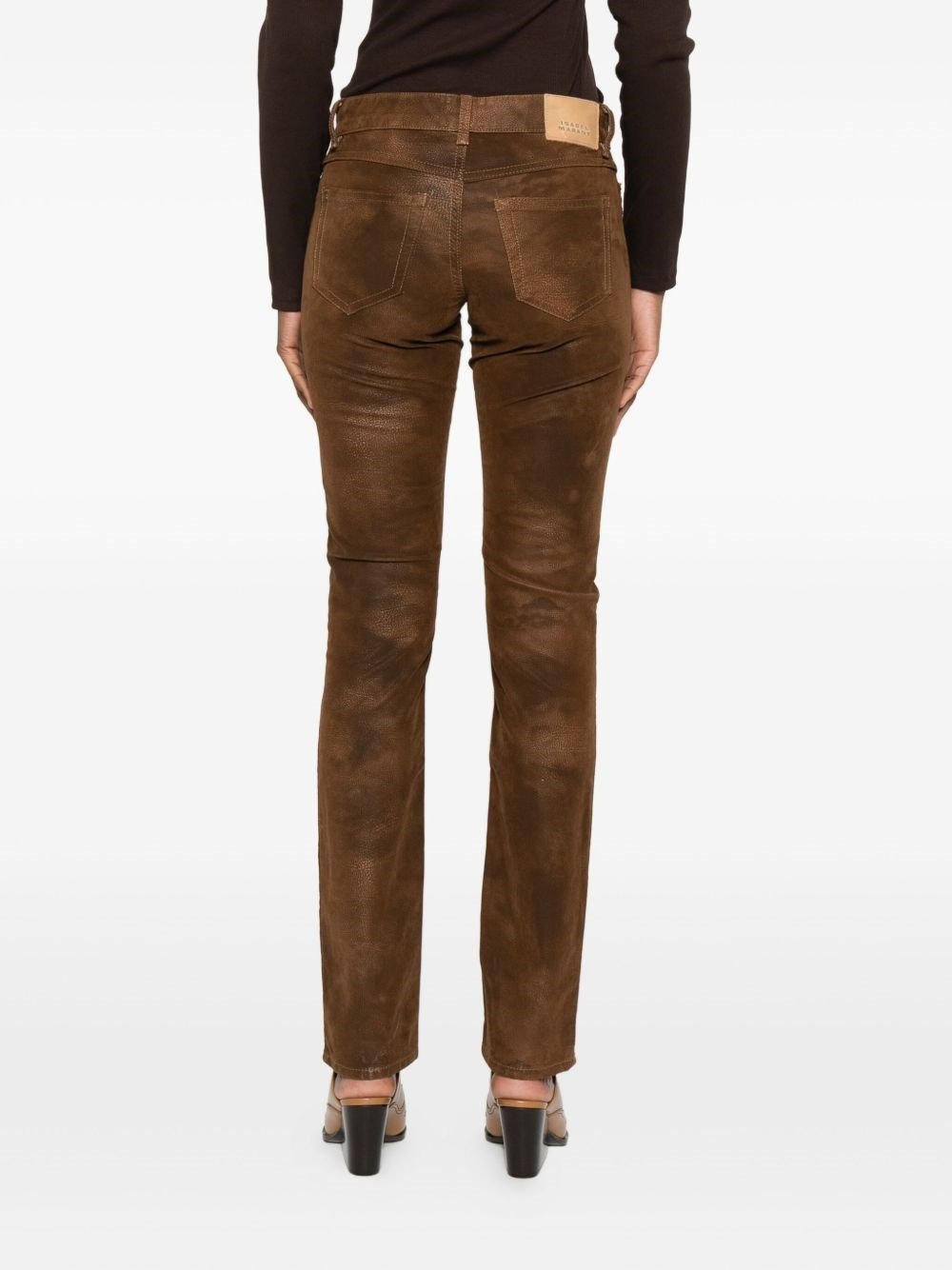 Faux leather pants - 4