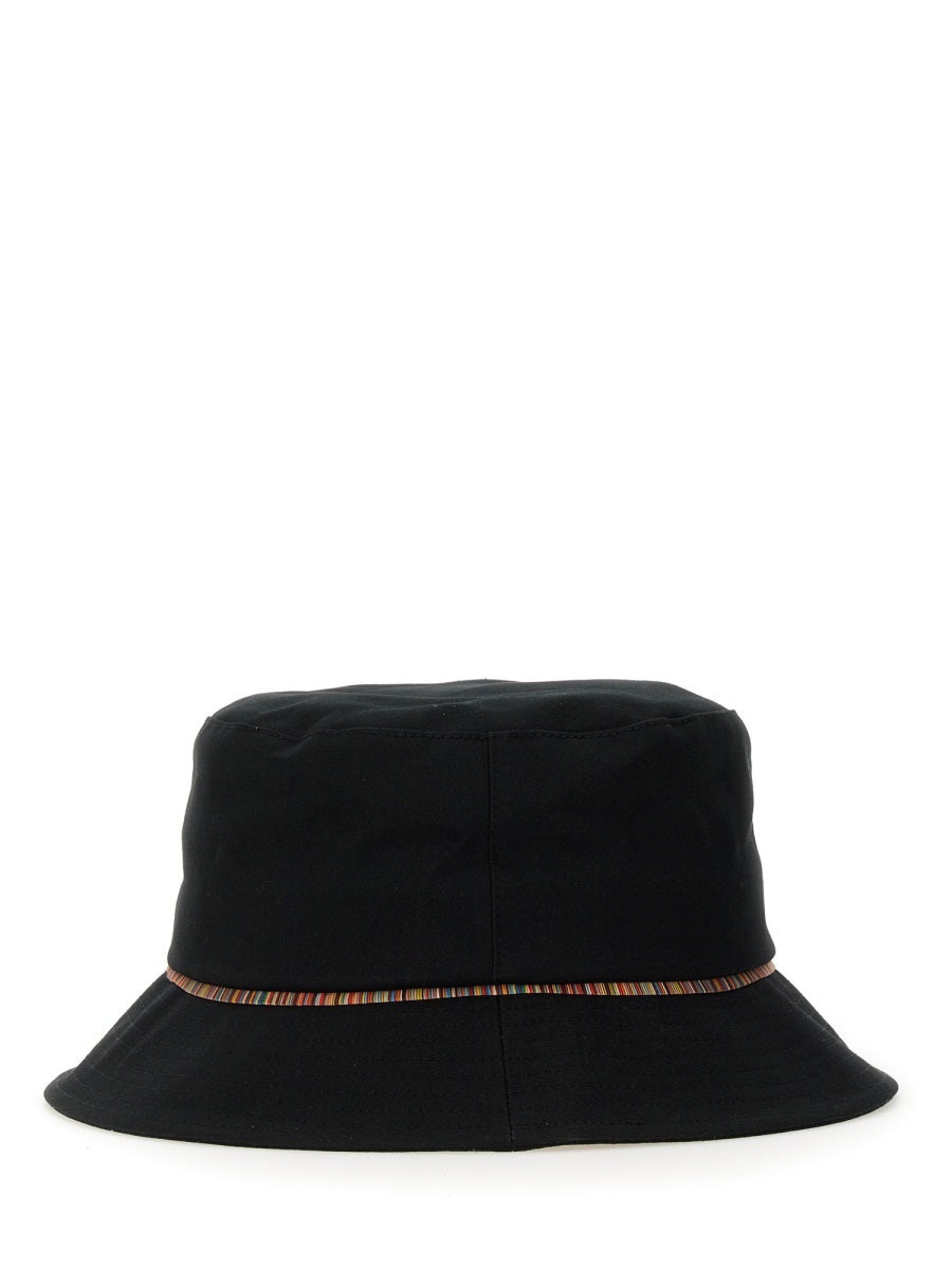 ハット PAUL SMITH Woman Hat Black W1A723DTP367 79 Paul Smith Paul Smith Women Bucket Hat With Logo | luosophy