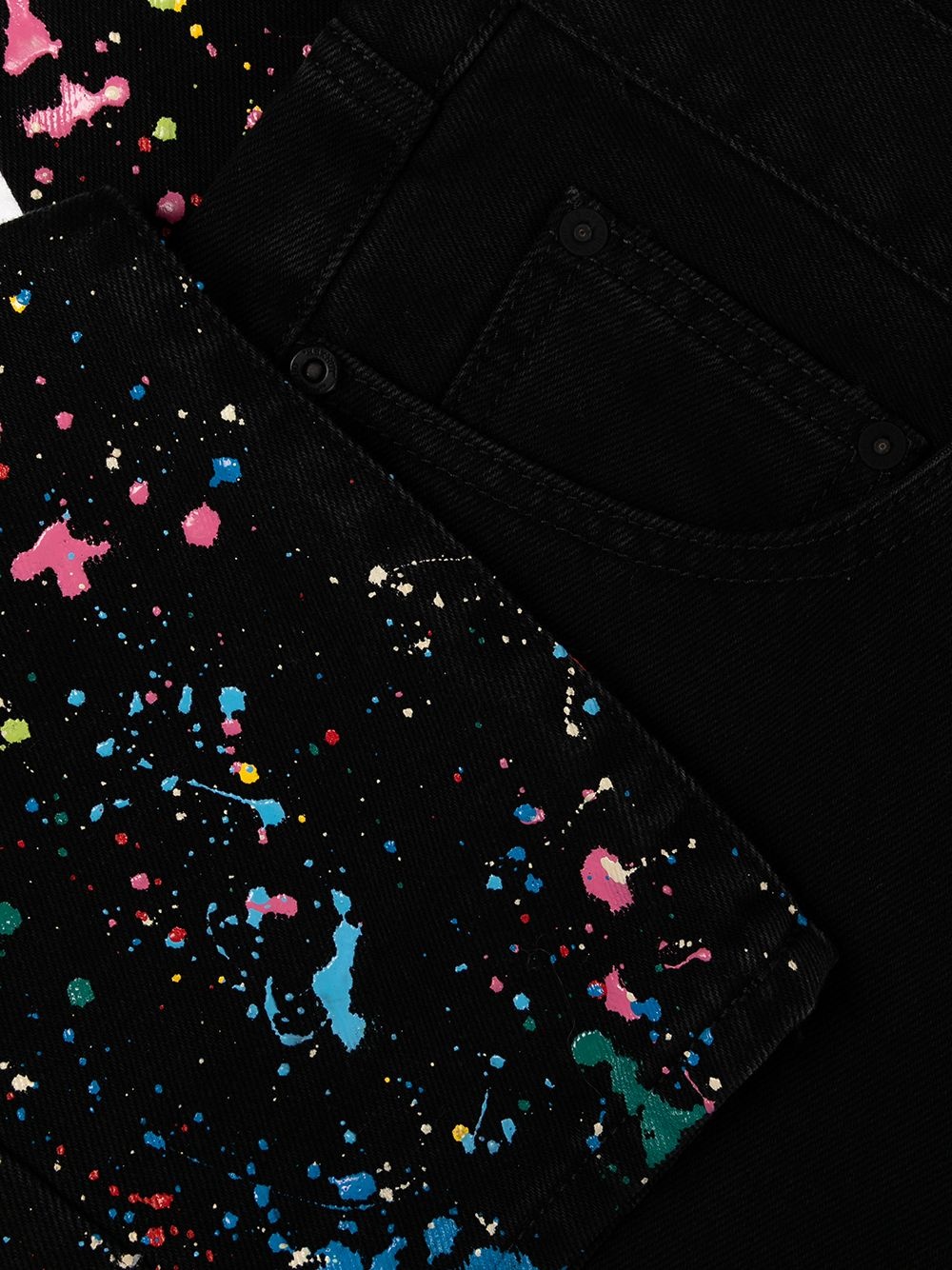 X Marais Splatter slim jeans - 7