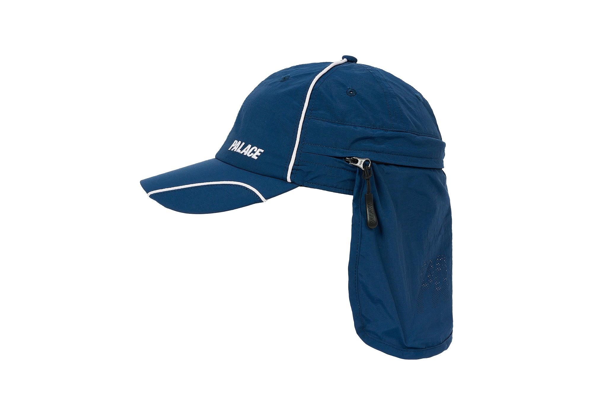 FONT ZIP SHELL NECK SAVER 6-PANEL NAVY - 2