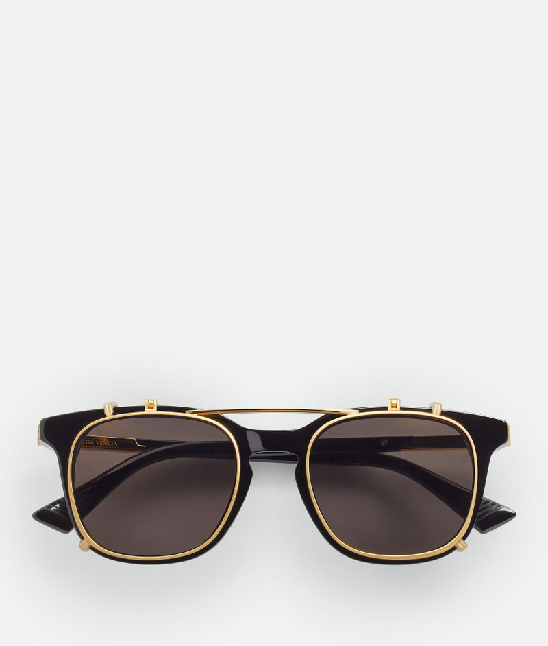 Classic Square Clip On Sunglasses 1