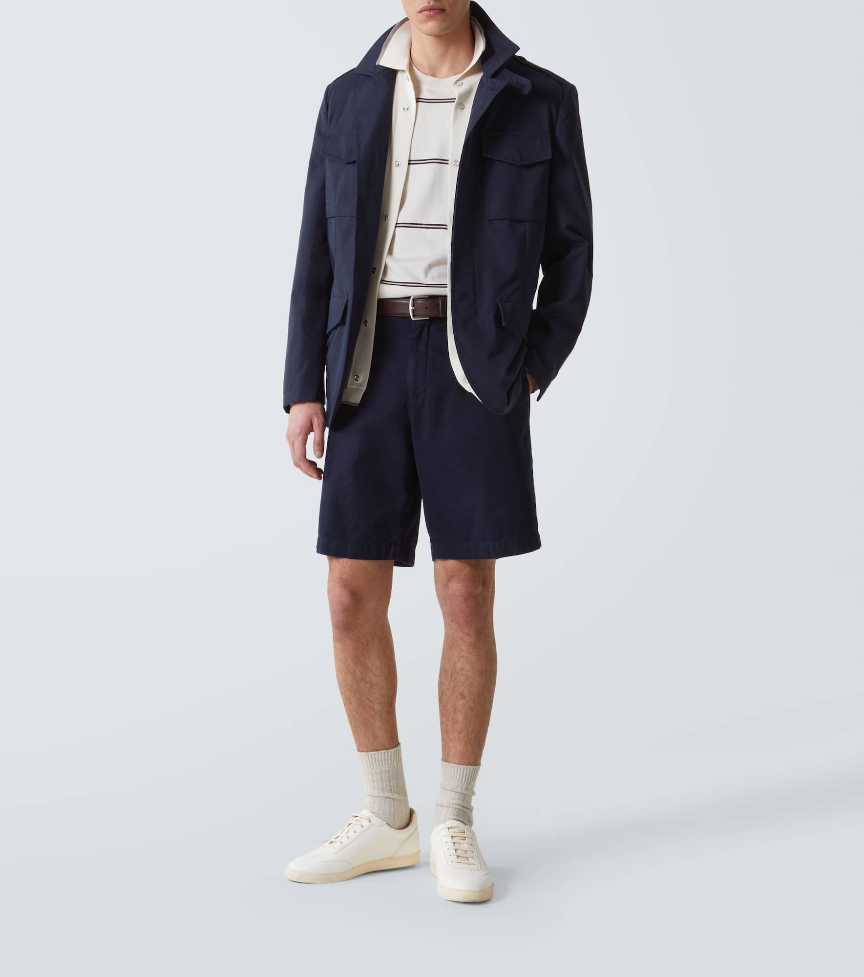 Cotton-blend field jacket - 2