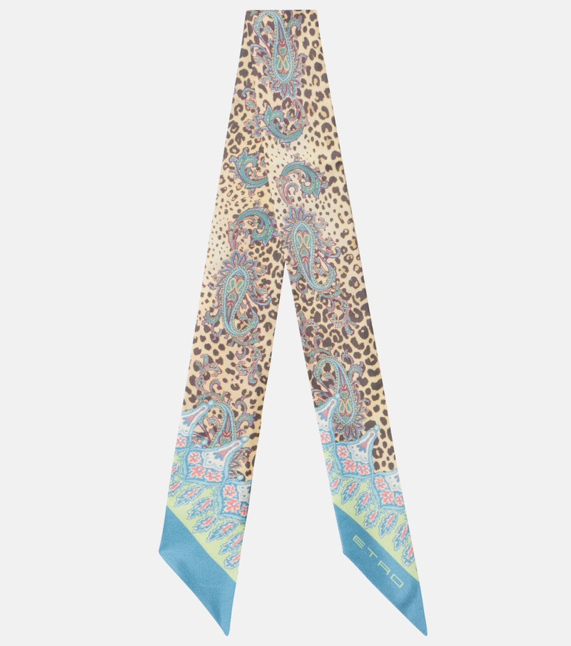 Paisley silk scarf 1