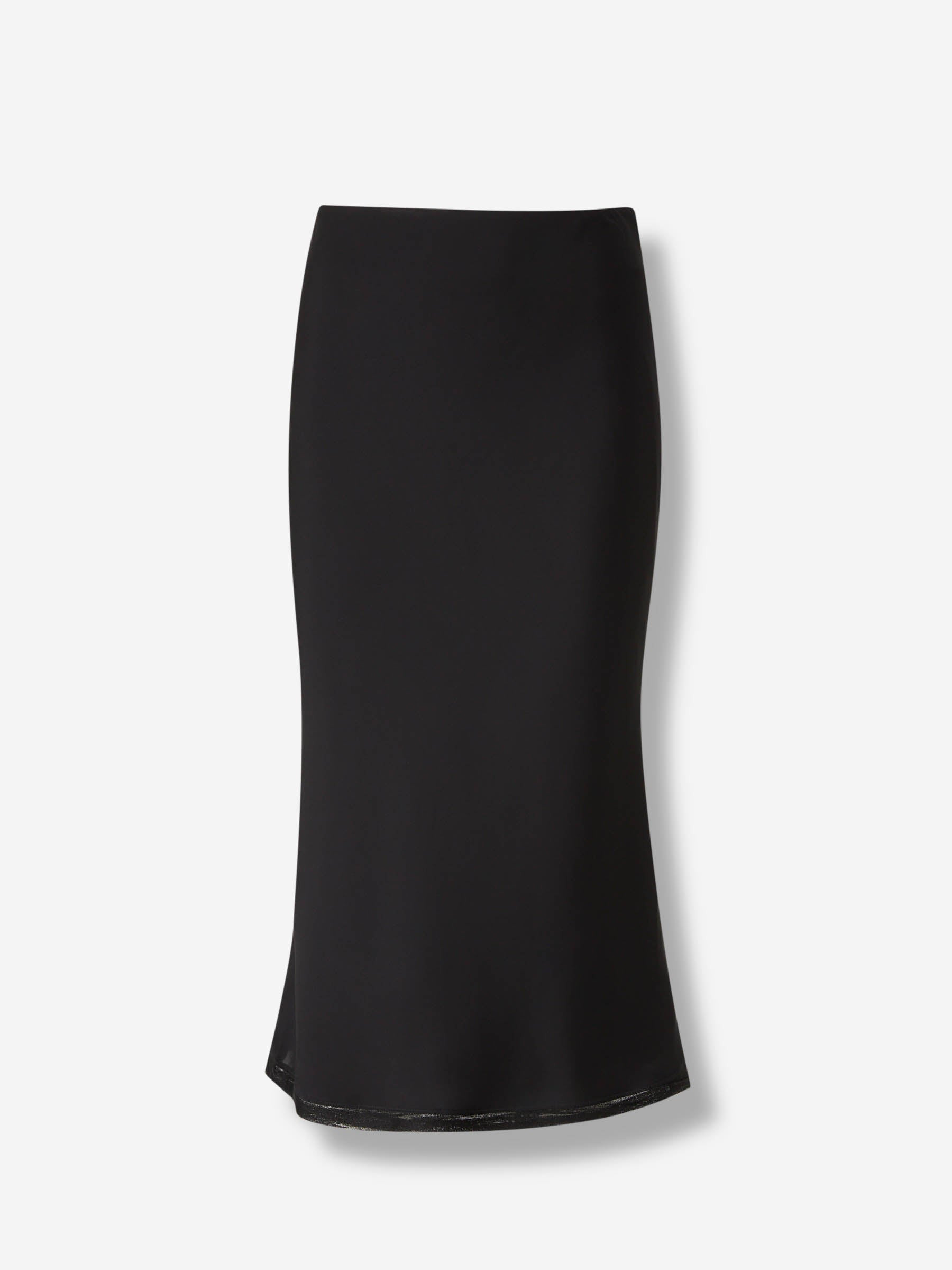 SILK STRAIGHT SKIRT - 1