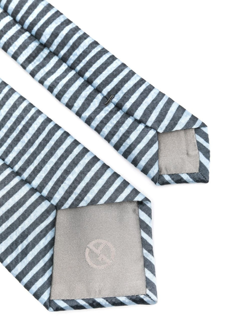 GIORGIO ARMANI striped tie outlook