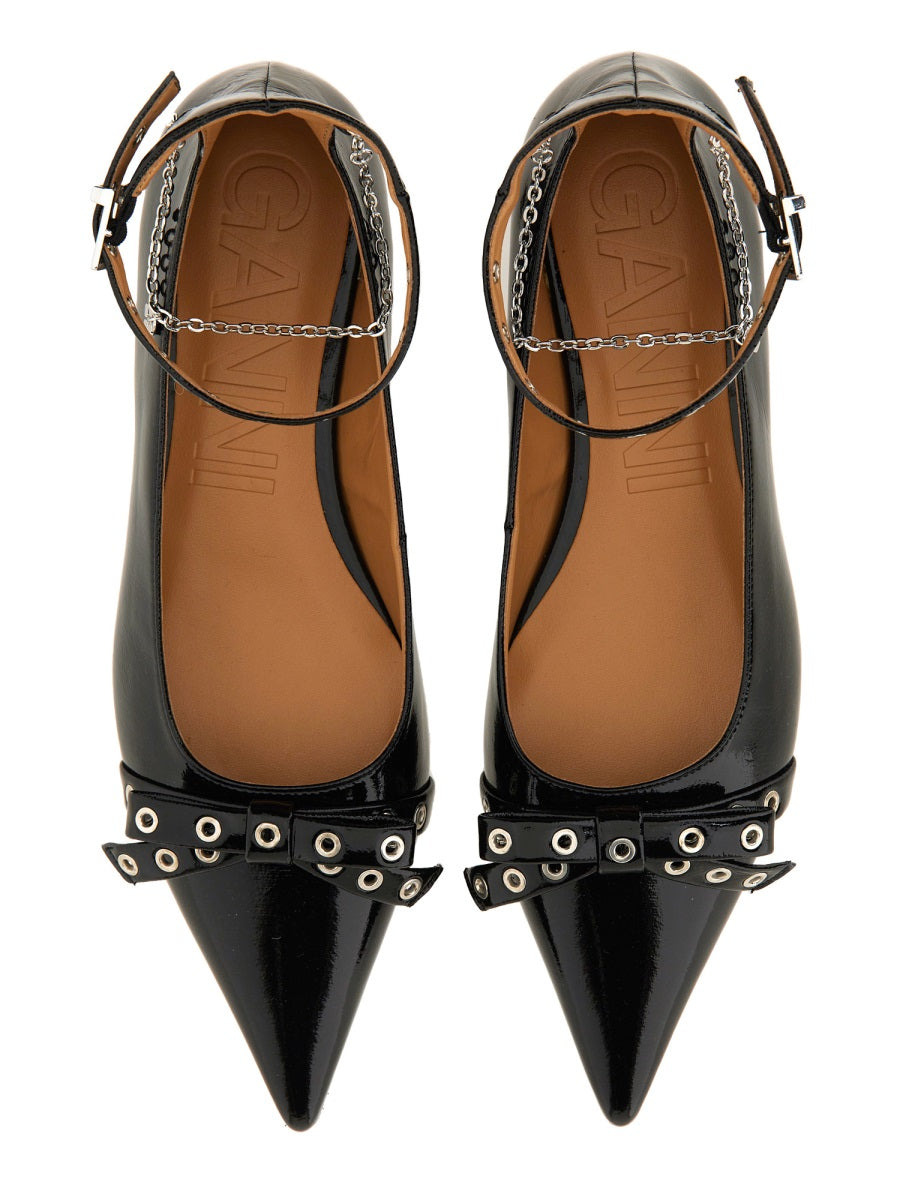 Ganni Women Jewel Ballerina - 2