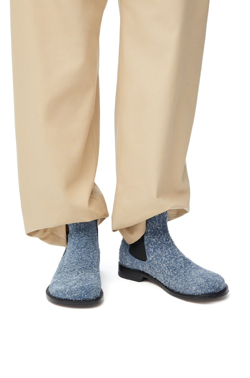 Loewe Campo Chelsea boot in brushed suede outlook