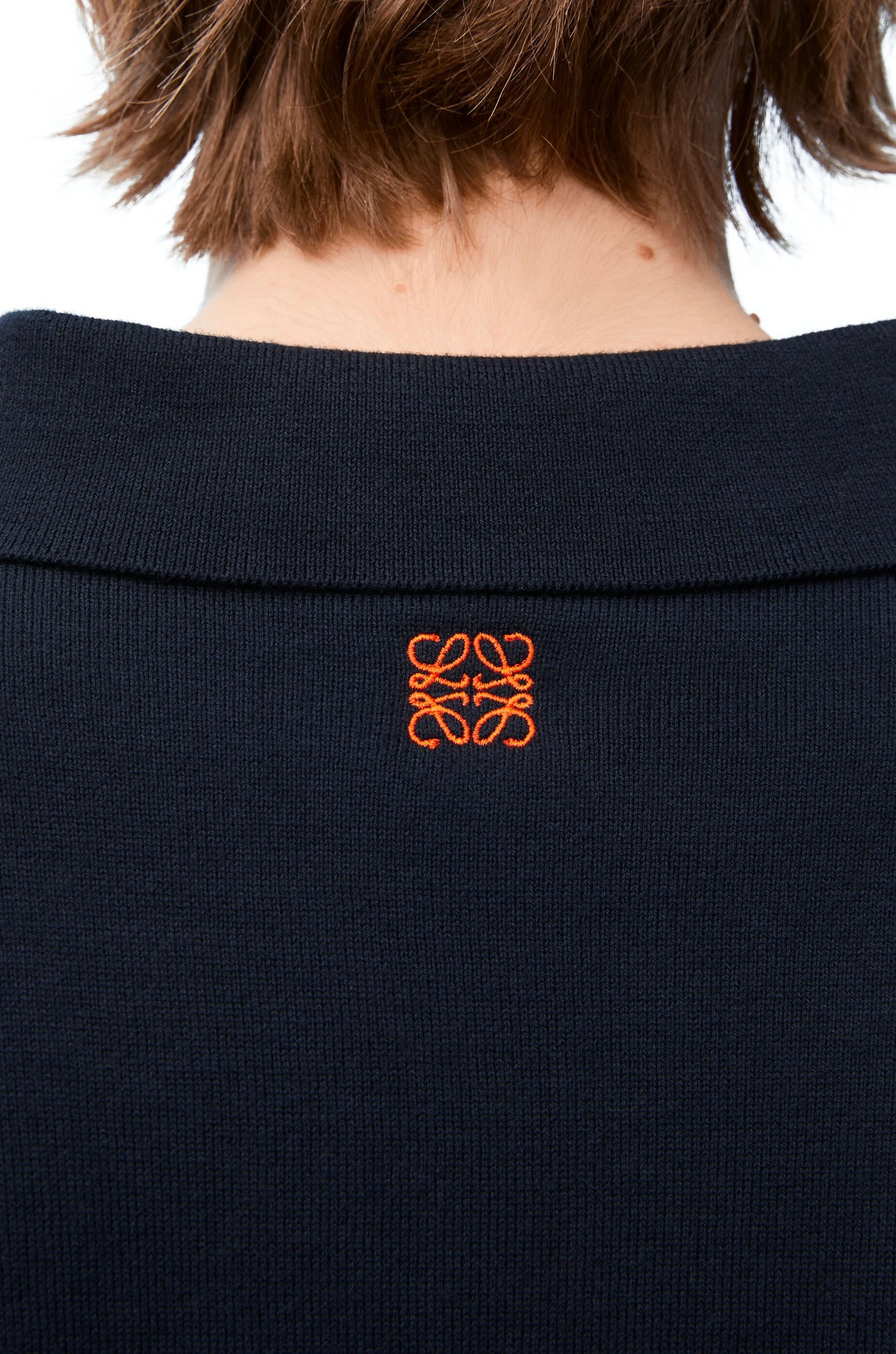 Polo sweater in cotton - 5