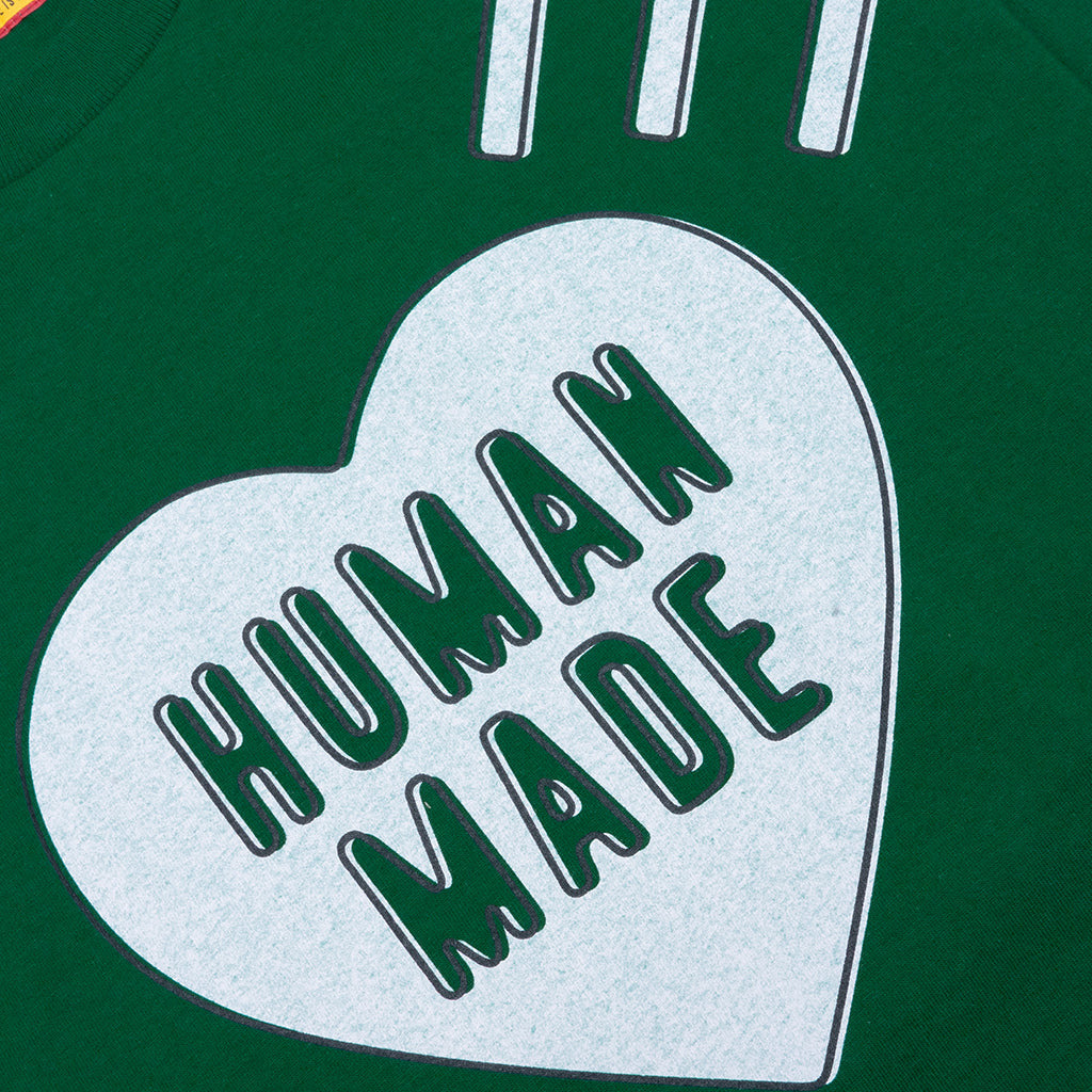 GRAPHIC L/S T-SHIRT #5 - GREEN - 3