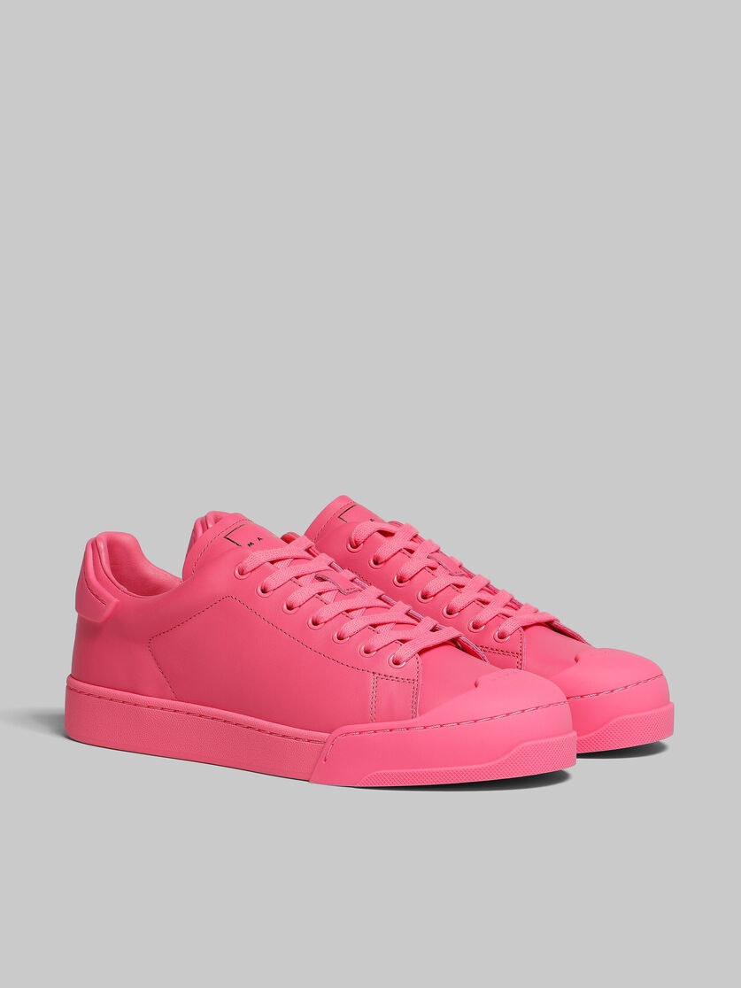 DADA BUMPER SNEAKER IN FUCHSIA LEATHER SNEAKER - 2