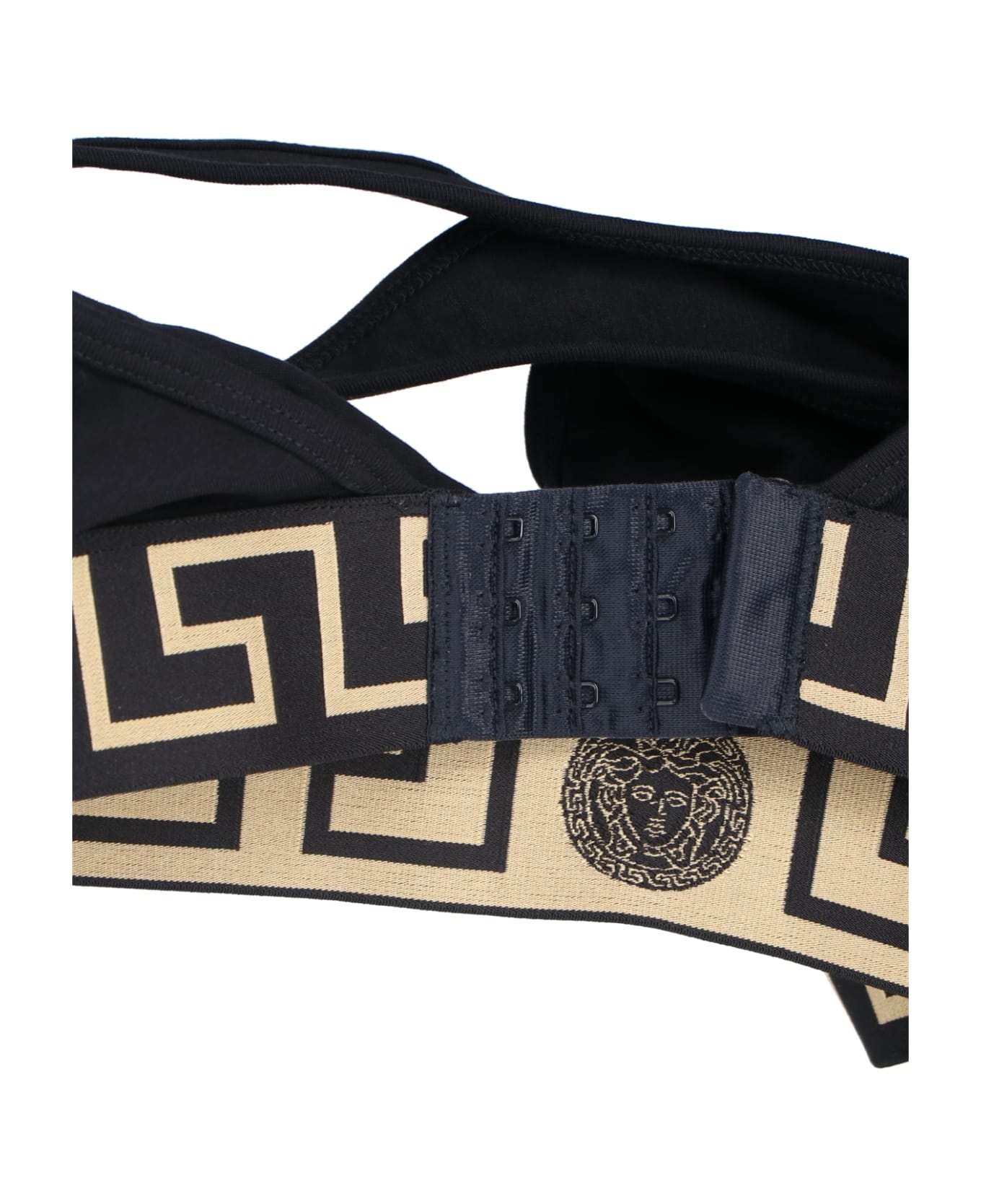 'greca' Print Triangle Bralette - 3