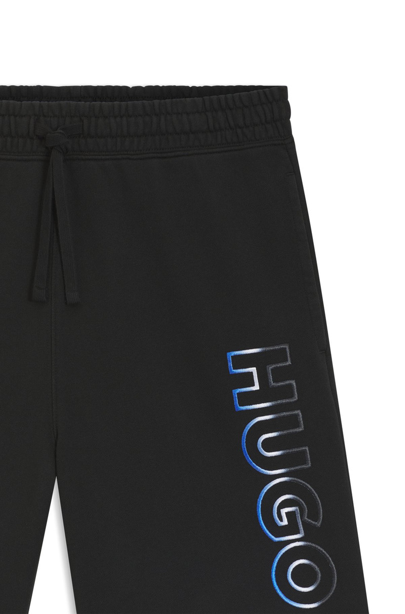 OMBRÉ-LOGO SHORTS IN COTTON TERRY 6