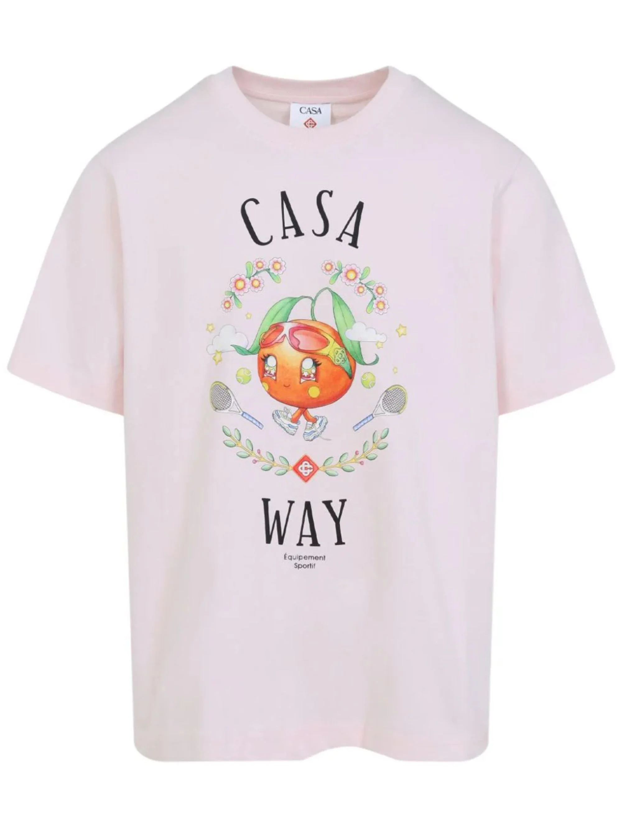 CASA WAY KAWAII ORANGE PRINTED T-SHIRT - 1