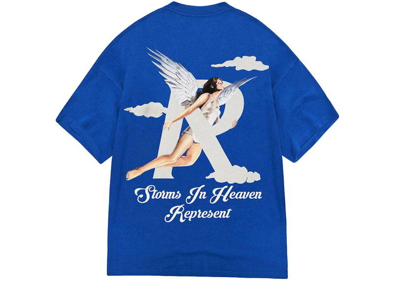 REPRESENT Represent Storms In Heaven T-shirt Cobalt outlook