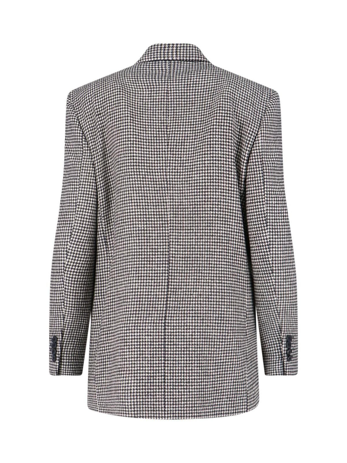 DOUBLE-BREASTED WOOL BLEND BLAZER - 2