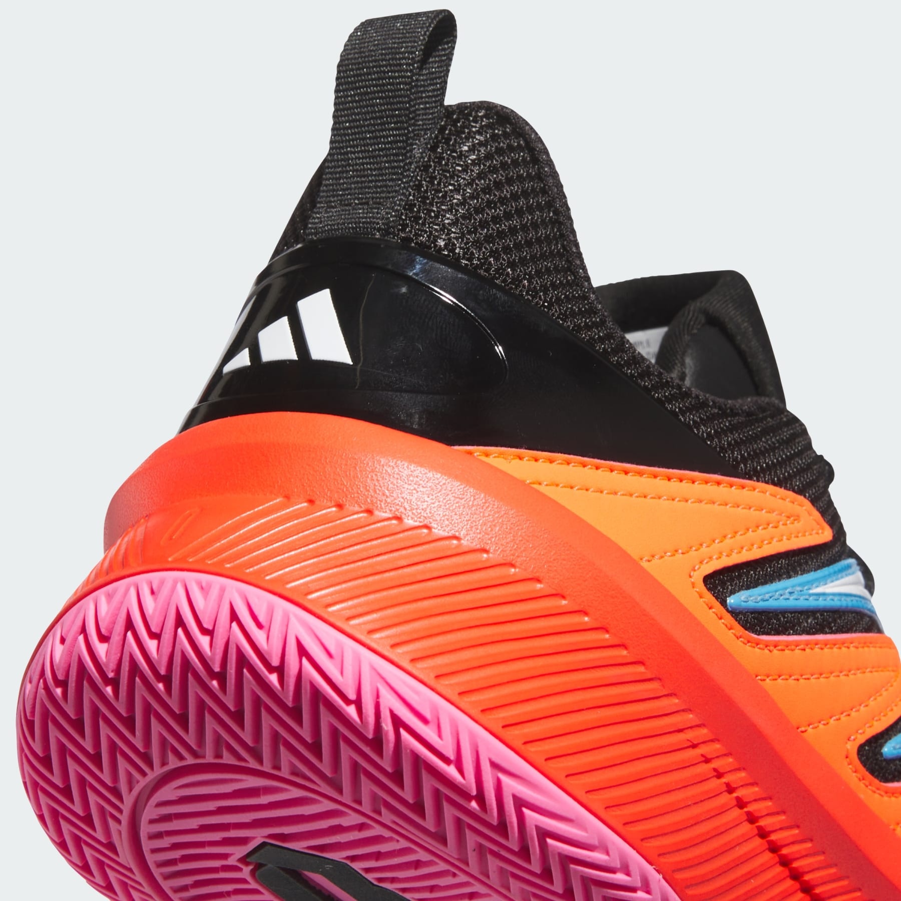 Size 8.5- Men’s Adidas Dame Certified Low 3 Black Solar Red ADIDAS Dame Certified 3 Low  main image 2