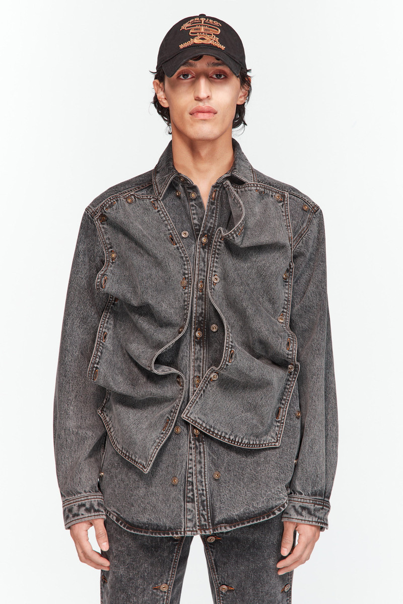 Y/Project Evergreen Snap Off Denim Shirt outlook