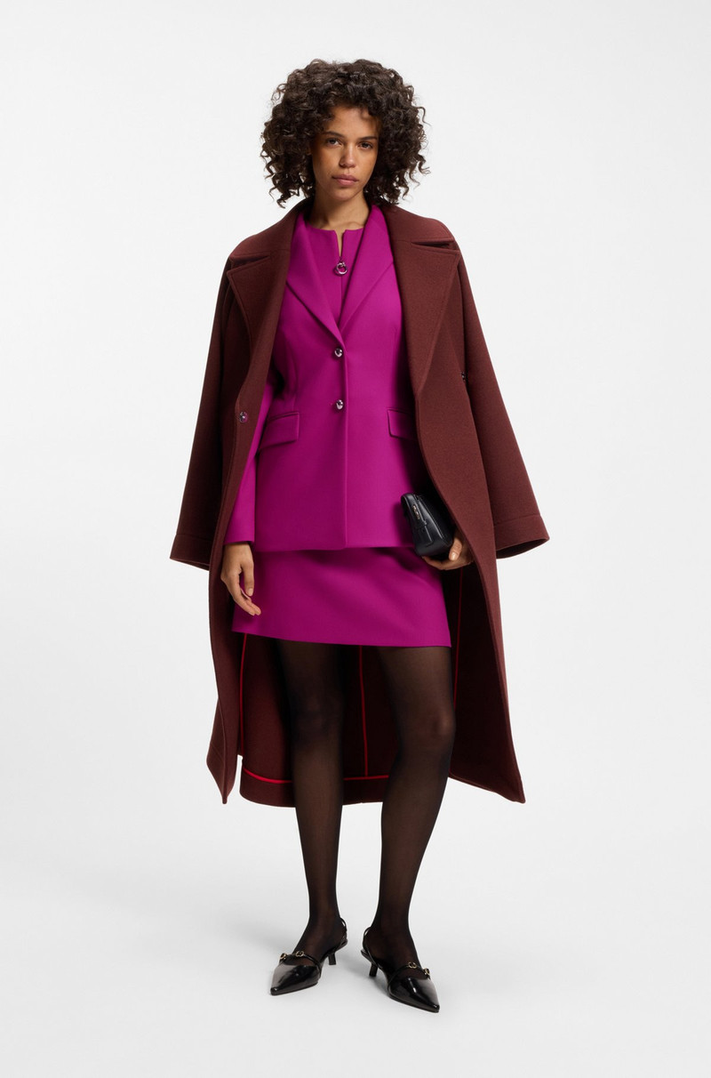 HUGO REGULAR-FIT BLAZER WITH METAL BUTTONS outlook