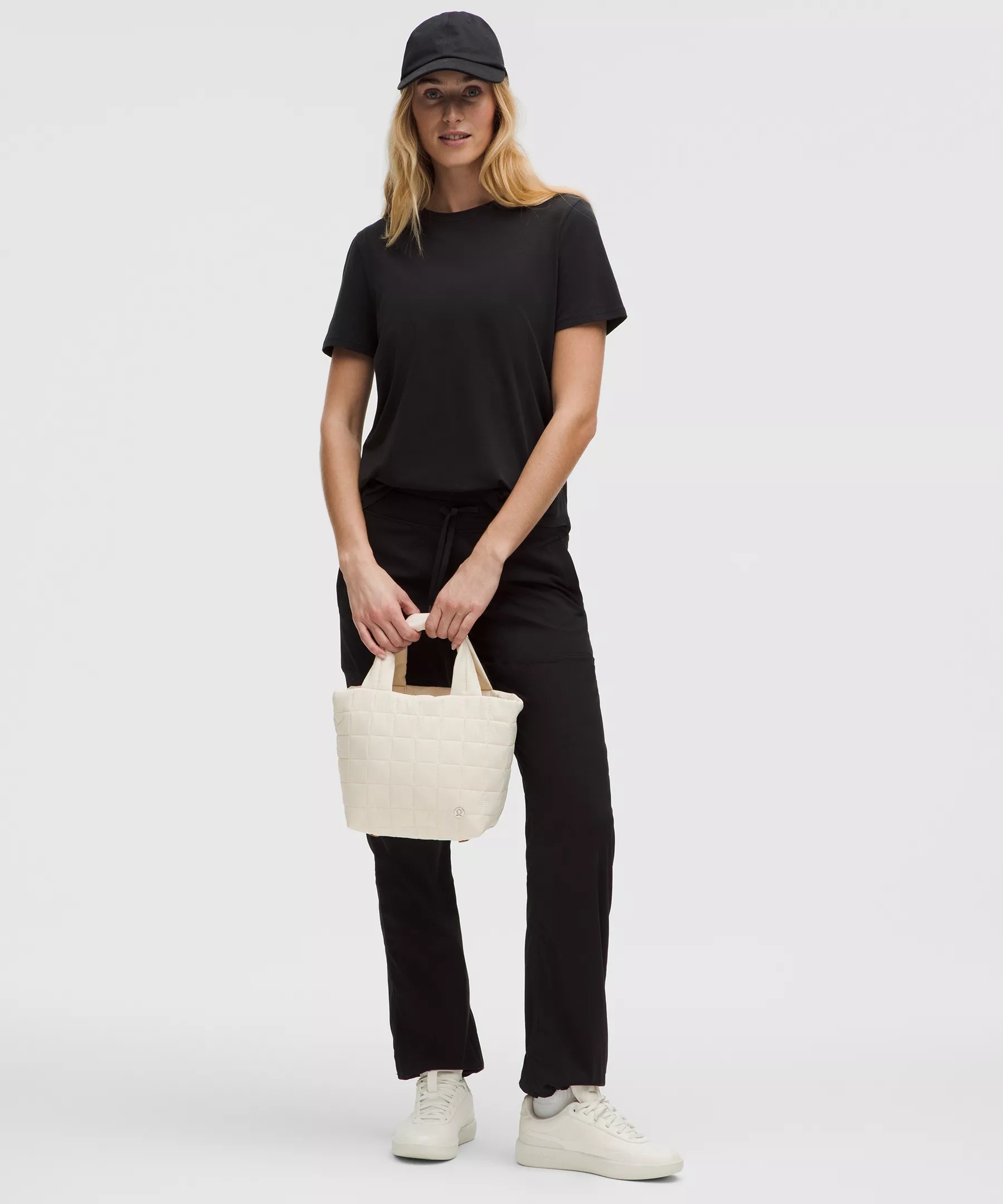 Quilted Grid Small Tote Bag 5L - 2