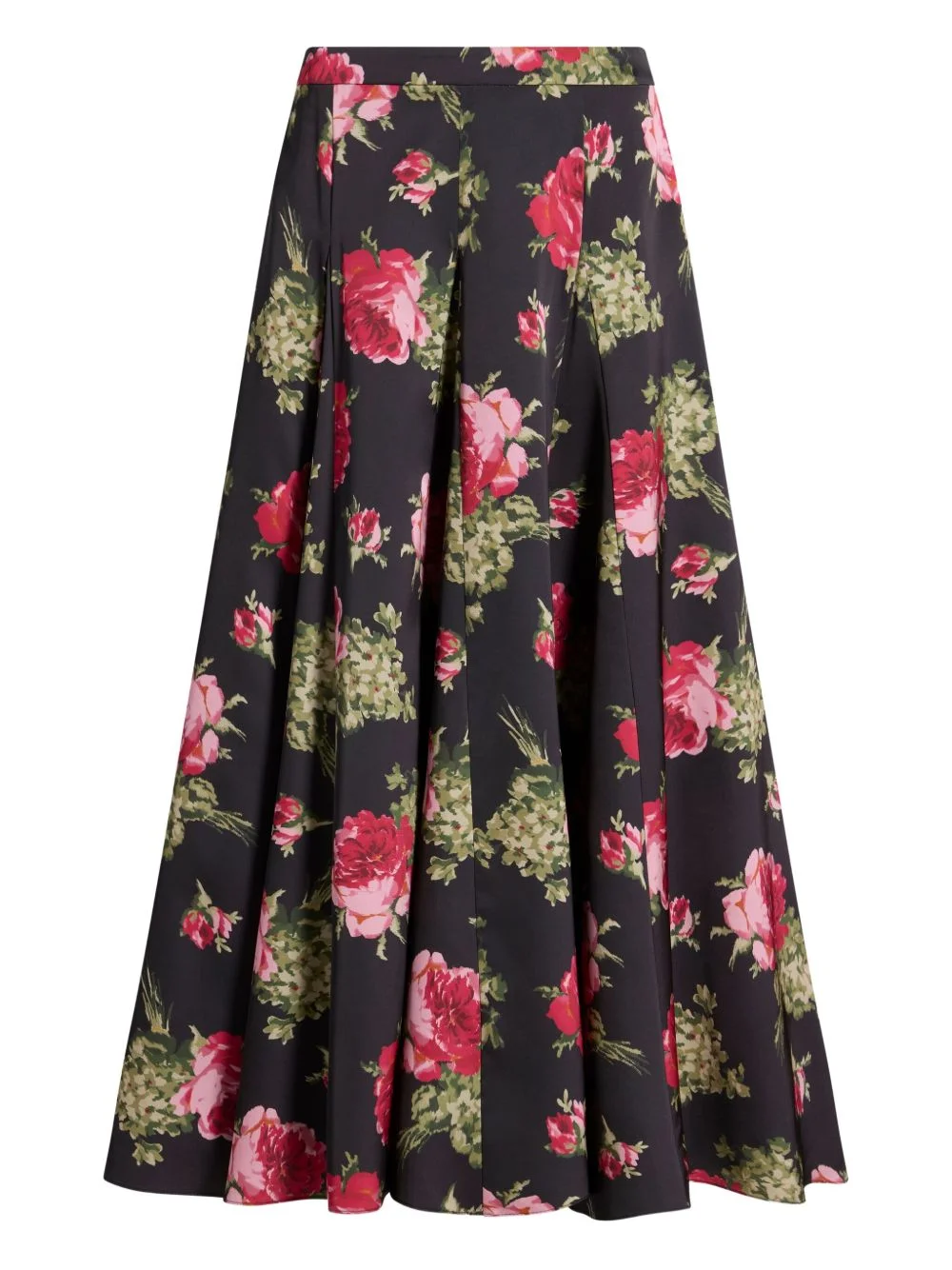 Hilda baroque roses midi skirt - 1