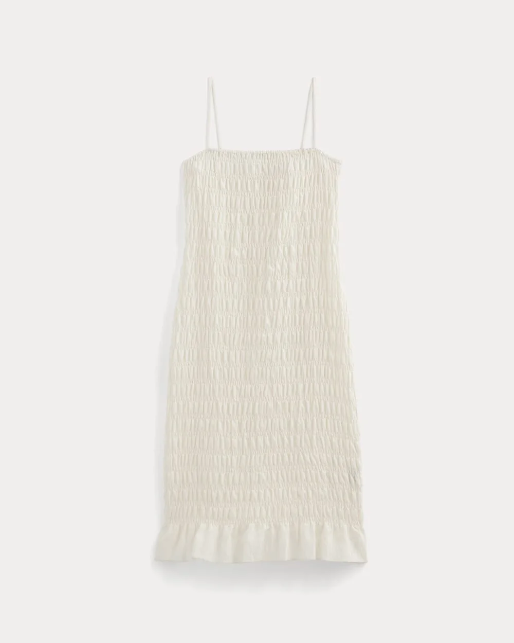 THE SMOCKED COLUMN DRESS - 1