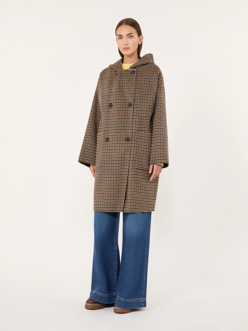 BALTA Double wool broadcloth coat - BROWN 3
