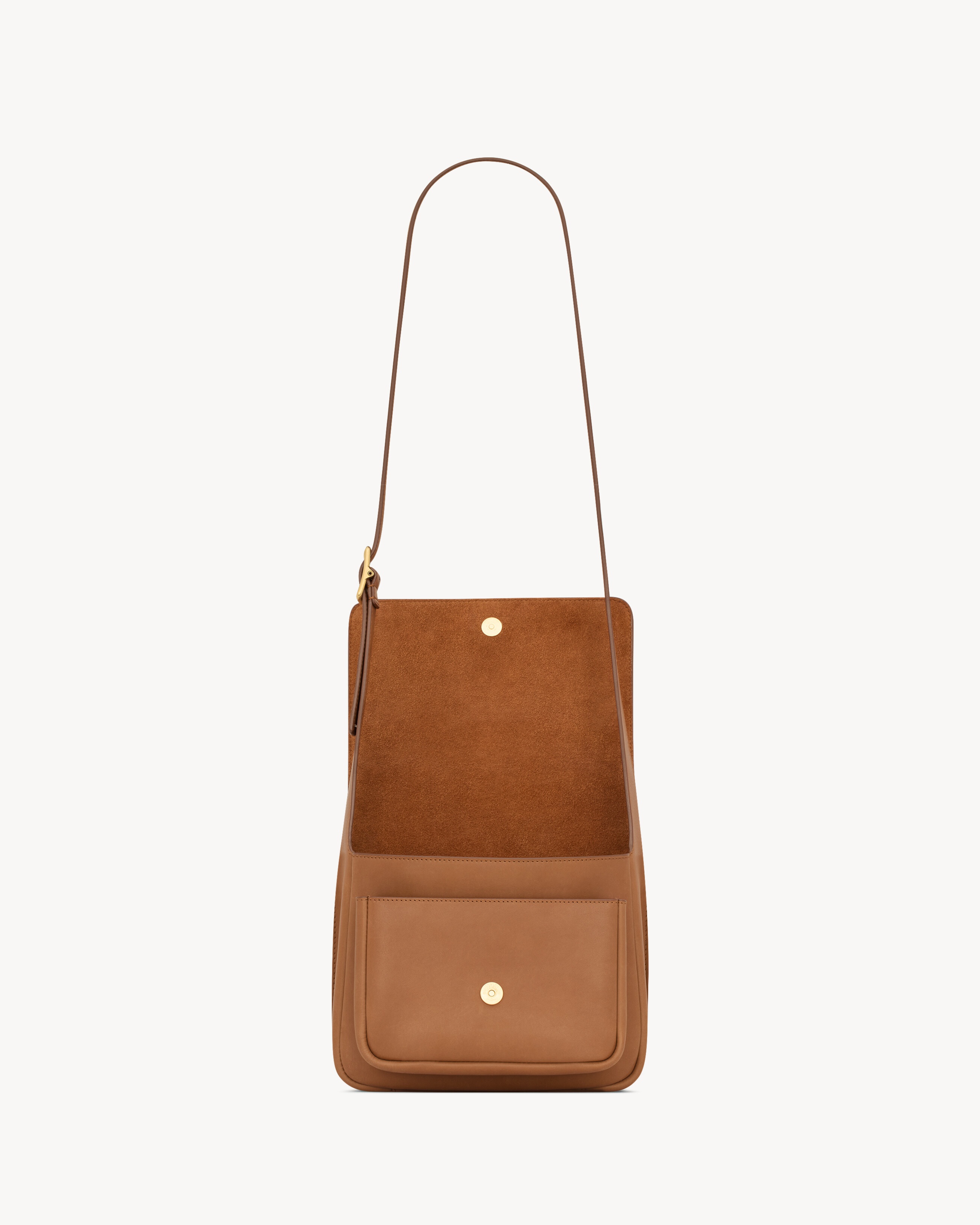 SAINT LAURENT SMALL SATCHEL IN LEATHER - 4