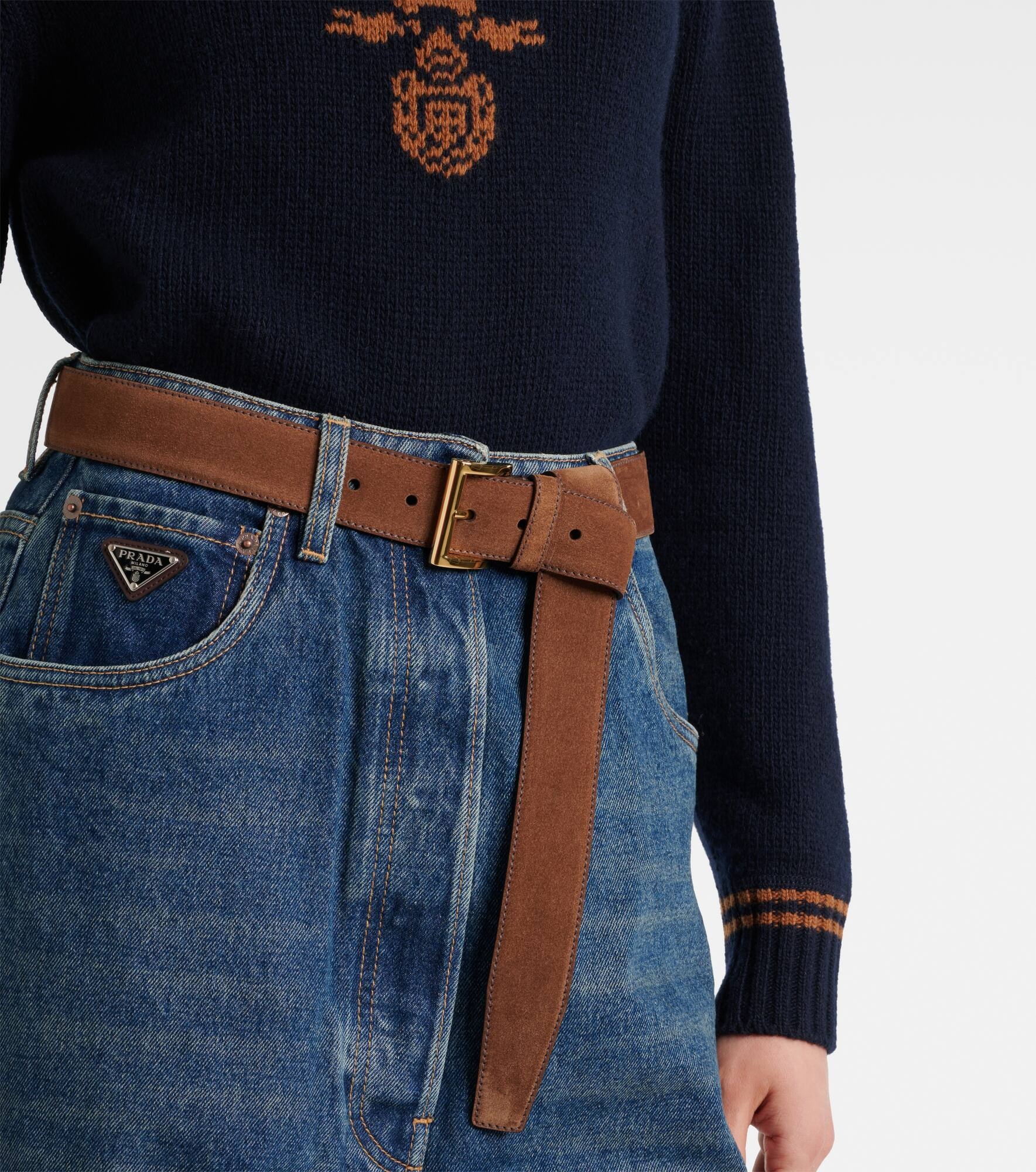 Suede belt - 2