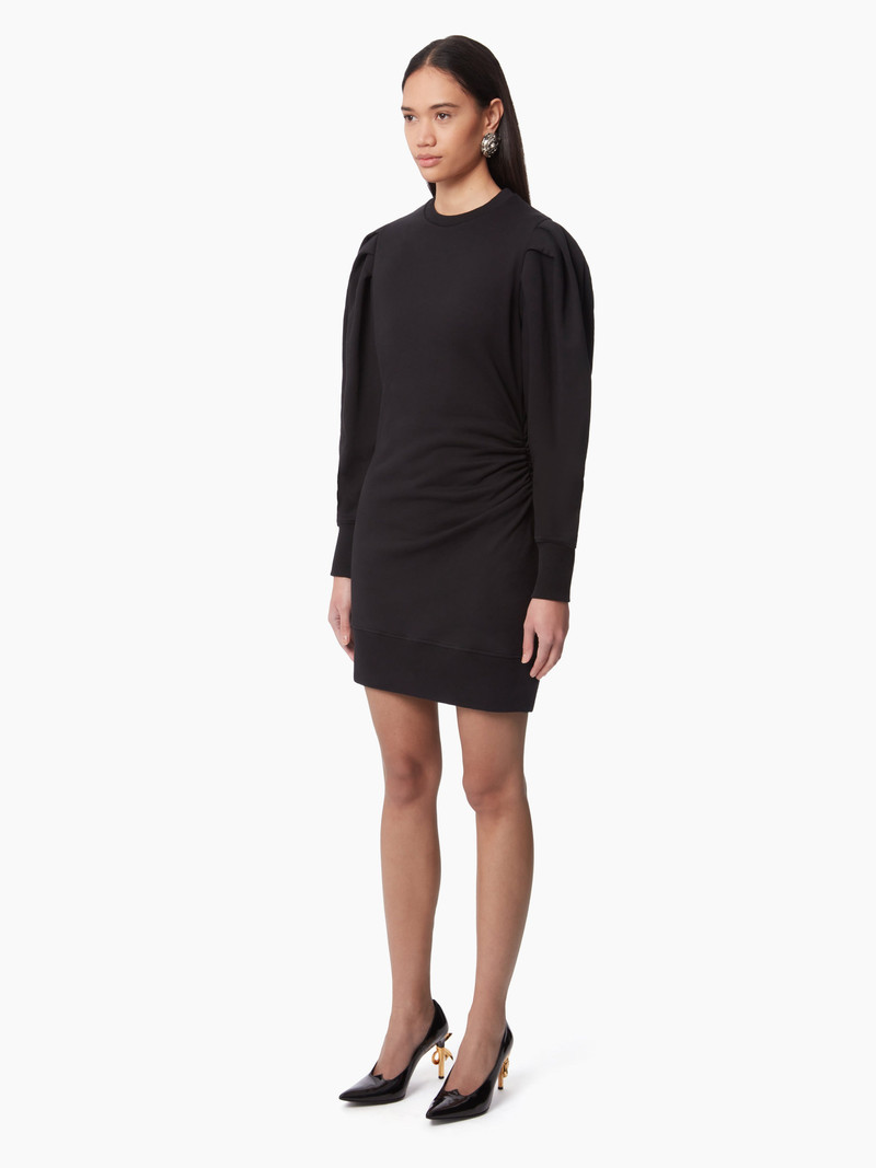 NINA RICCI SWEATER DRESS WITH RUCHED SLEEVES outlook