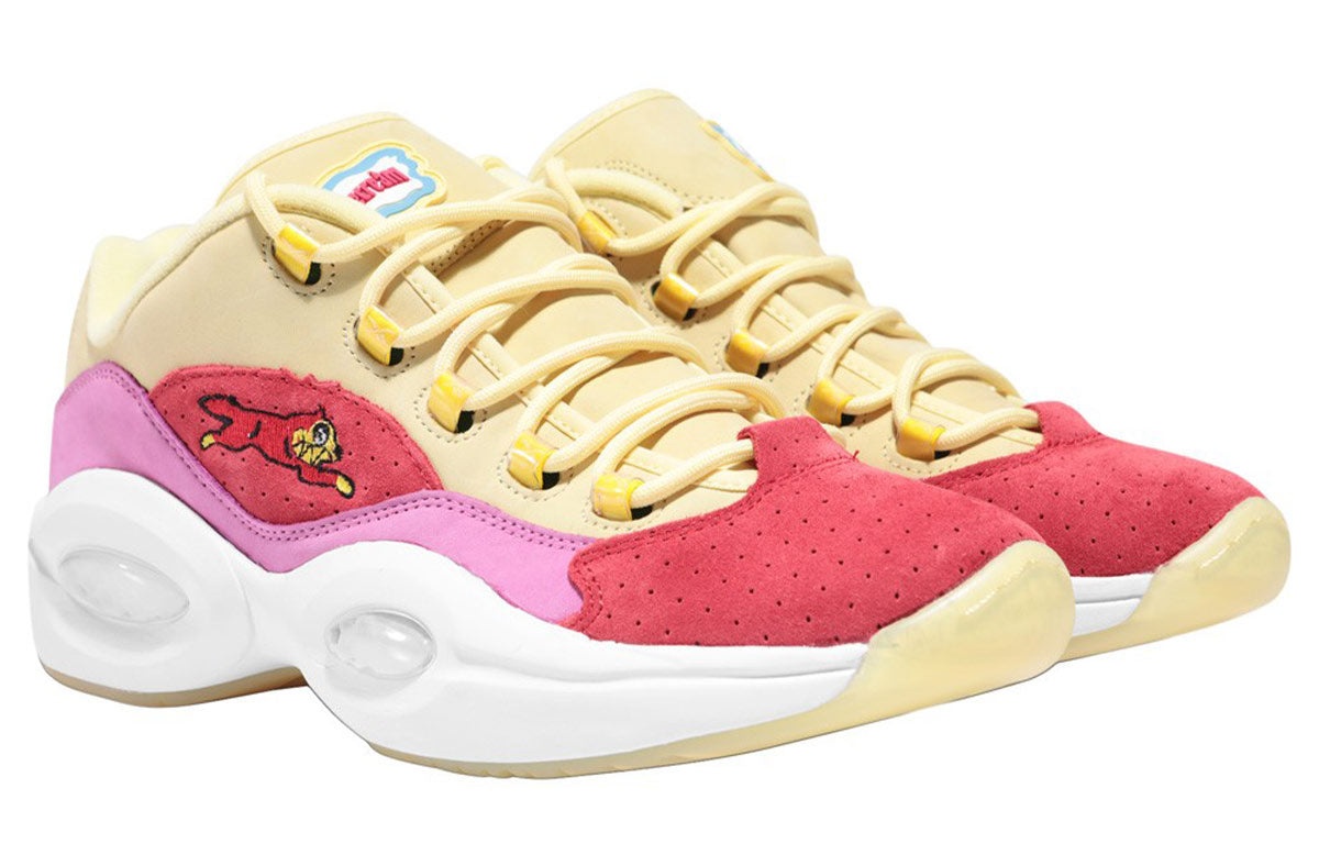 Reebok BBC Ice Cream x Question Low 'Yellow Red' FZ4346 - 3