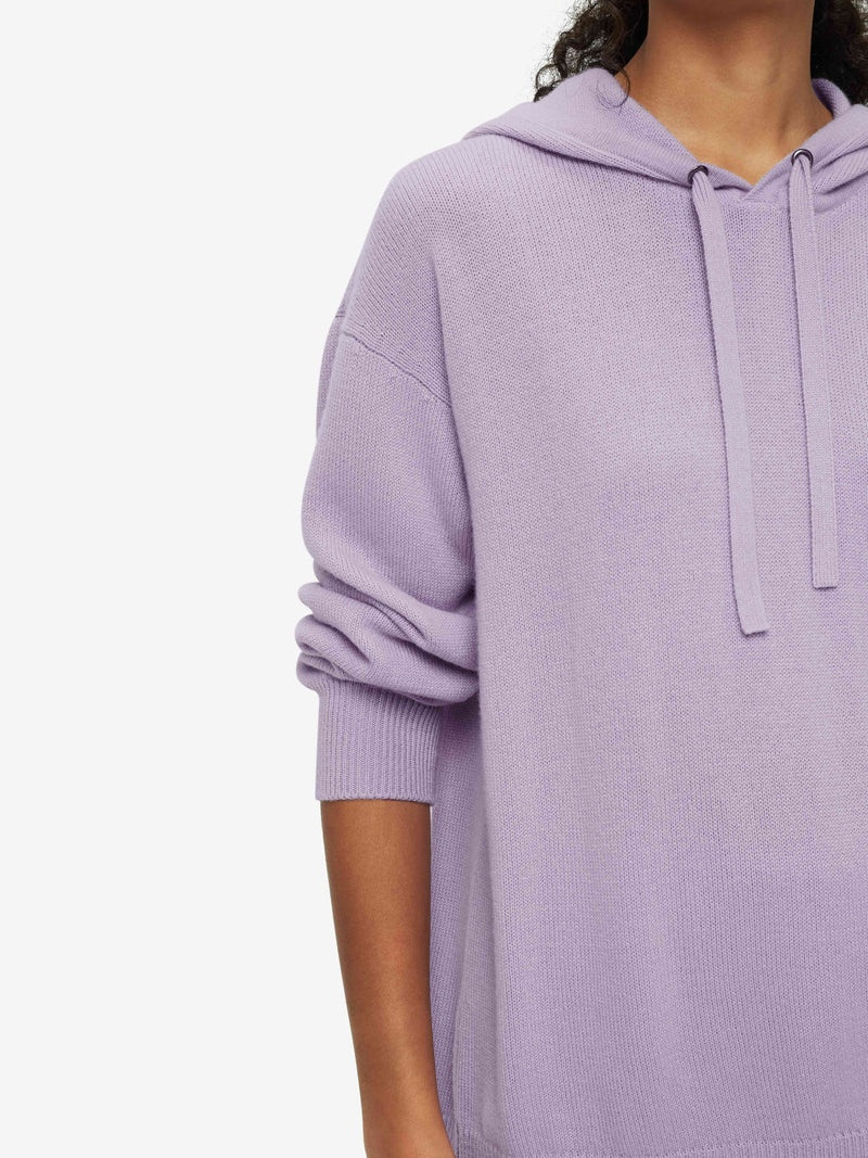 Women's Relaxed Pullover Hoodie Daphne Cashmere Lilac 7