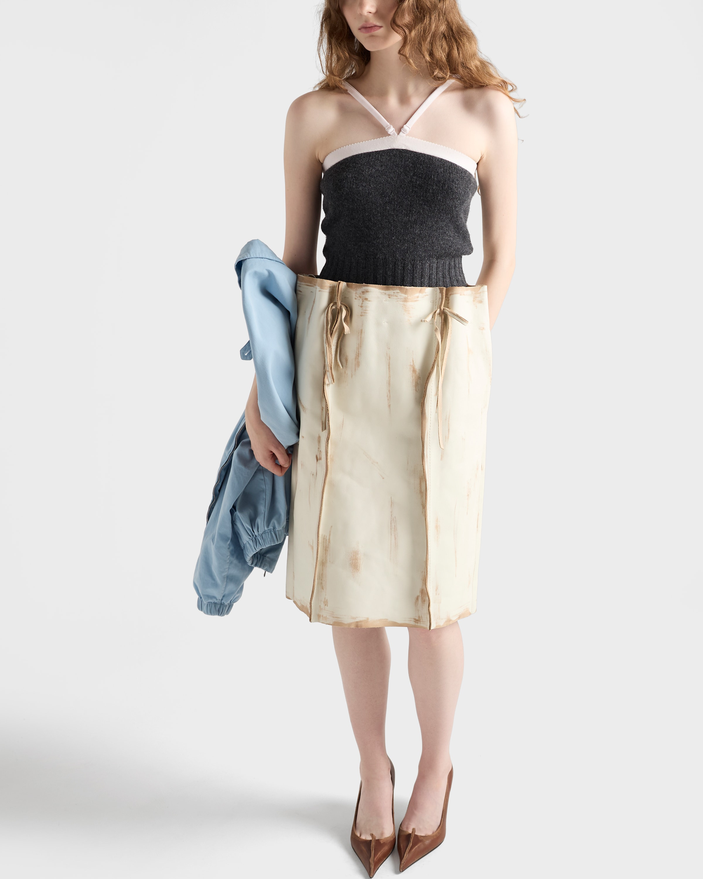 Leather skirt - 4