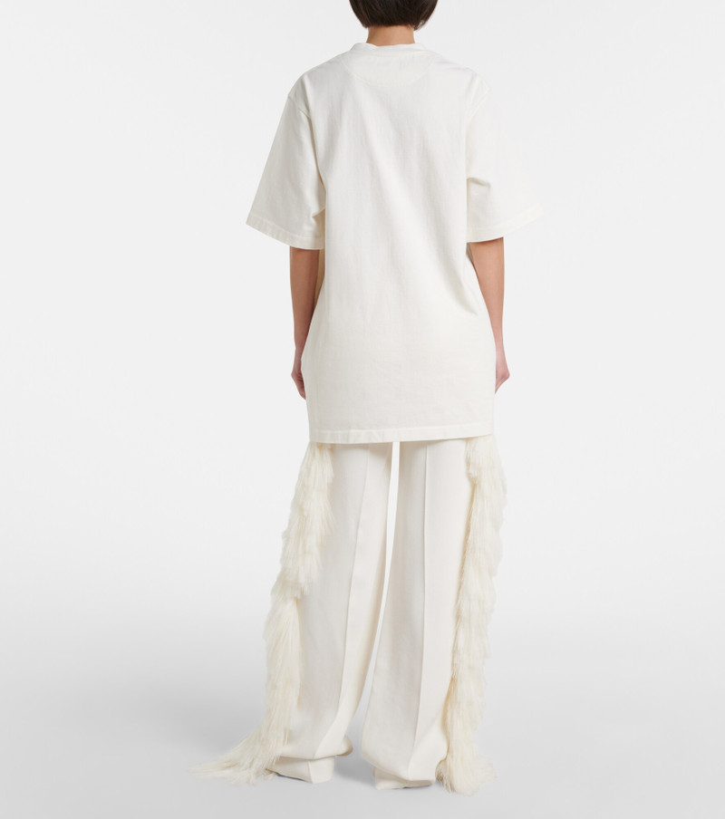 Fringed wide-leg pants 6