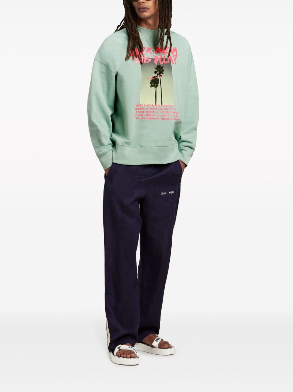 Palm Dream cotton sweatshirt - 2