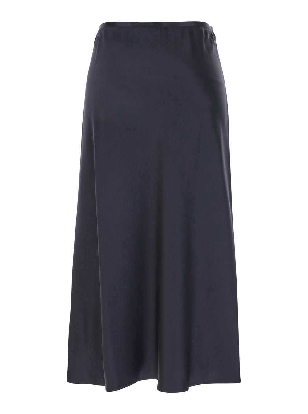 Max Mara Women 'Carnet' Blue Midi Skirt With Elastic Waist In Silk Woman - 2