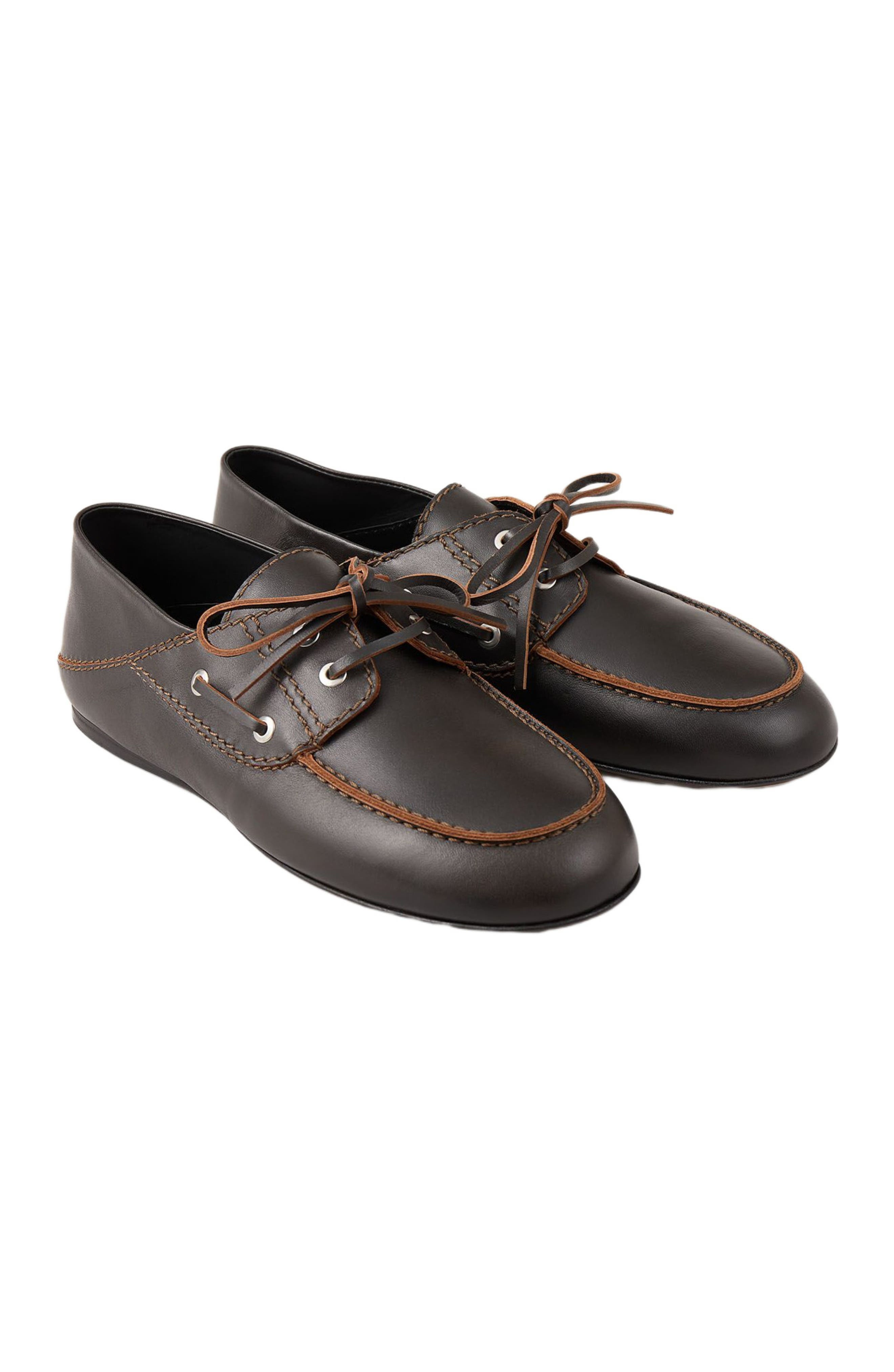 SANDRO Leather loafers in Brown at Nordstrom - 2