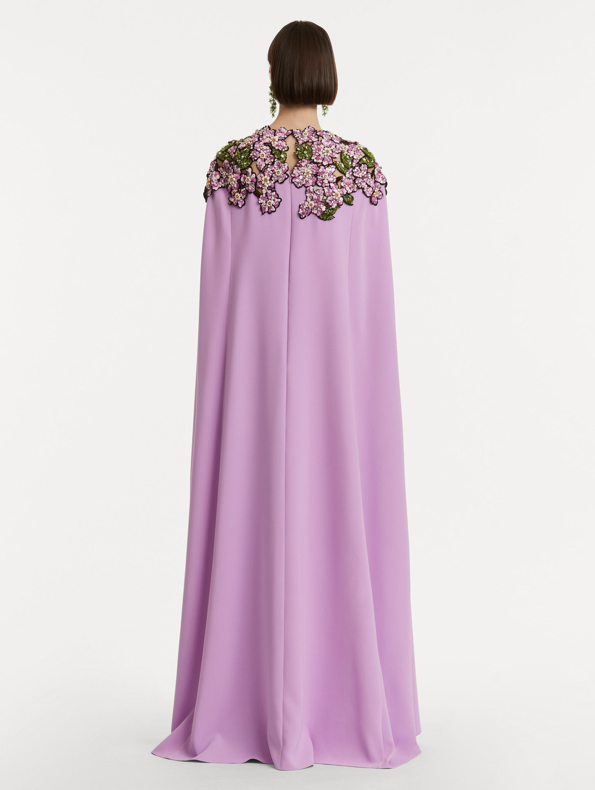 MOSAIC SEQUIN FLORAL EMBROIDERED CAFTAN - 3
