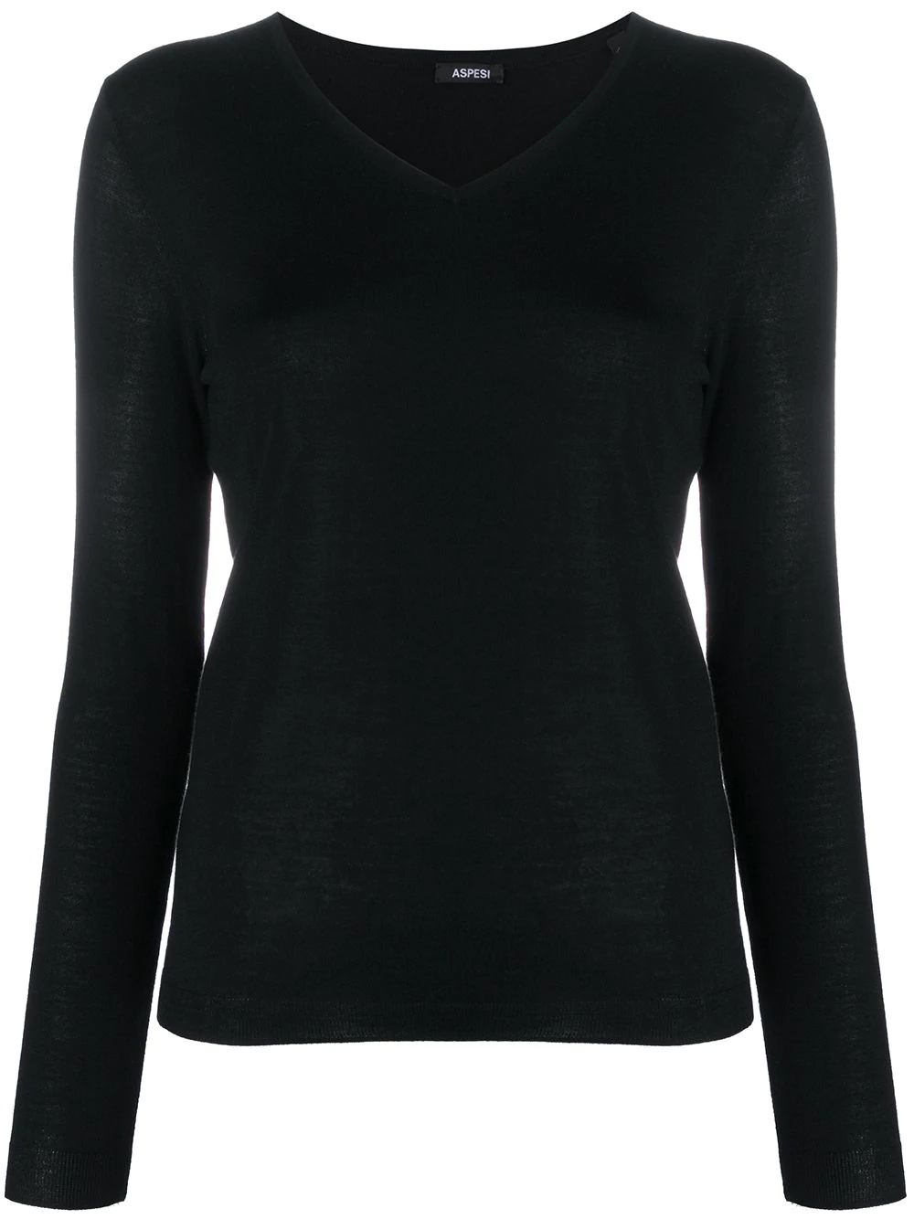 v-neck pull over jumper - 1