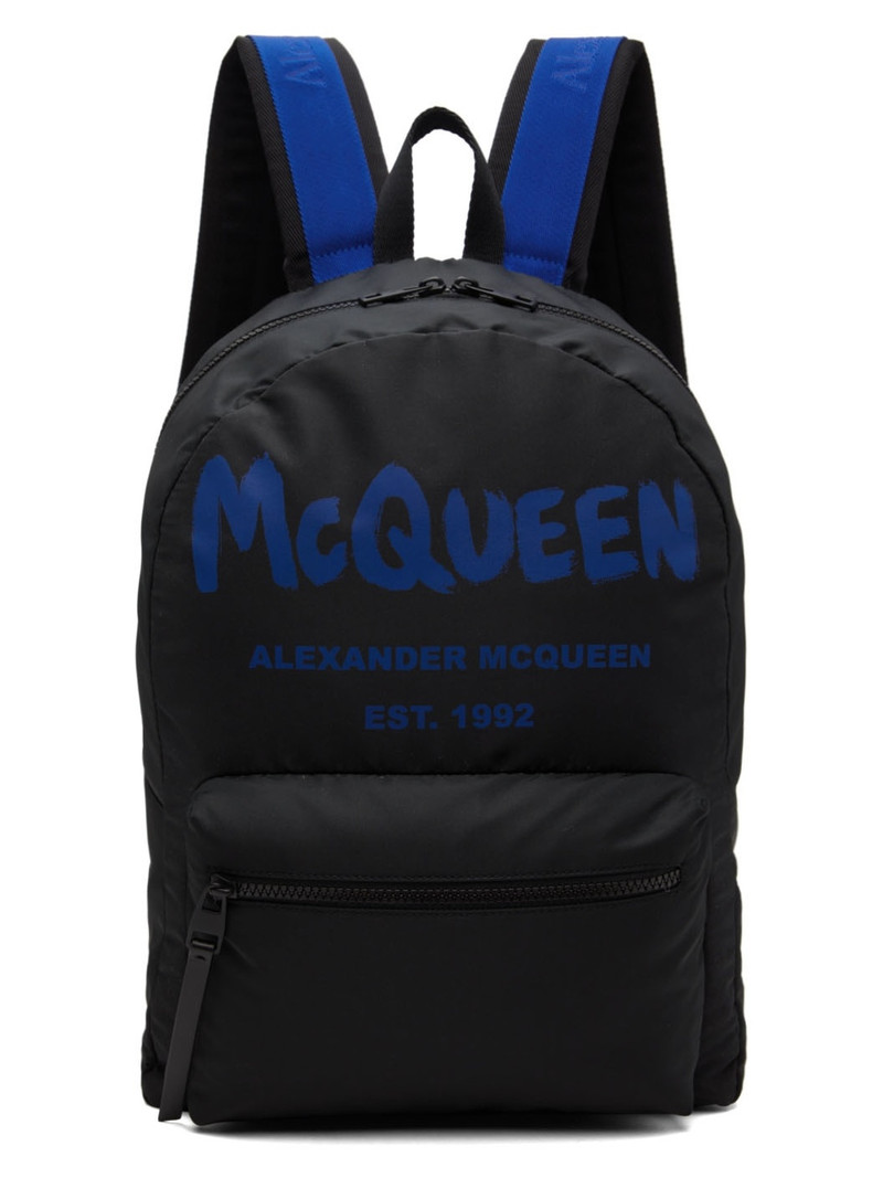 Black Graffiti Metropolitan Backpack - 1