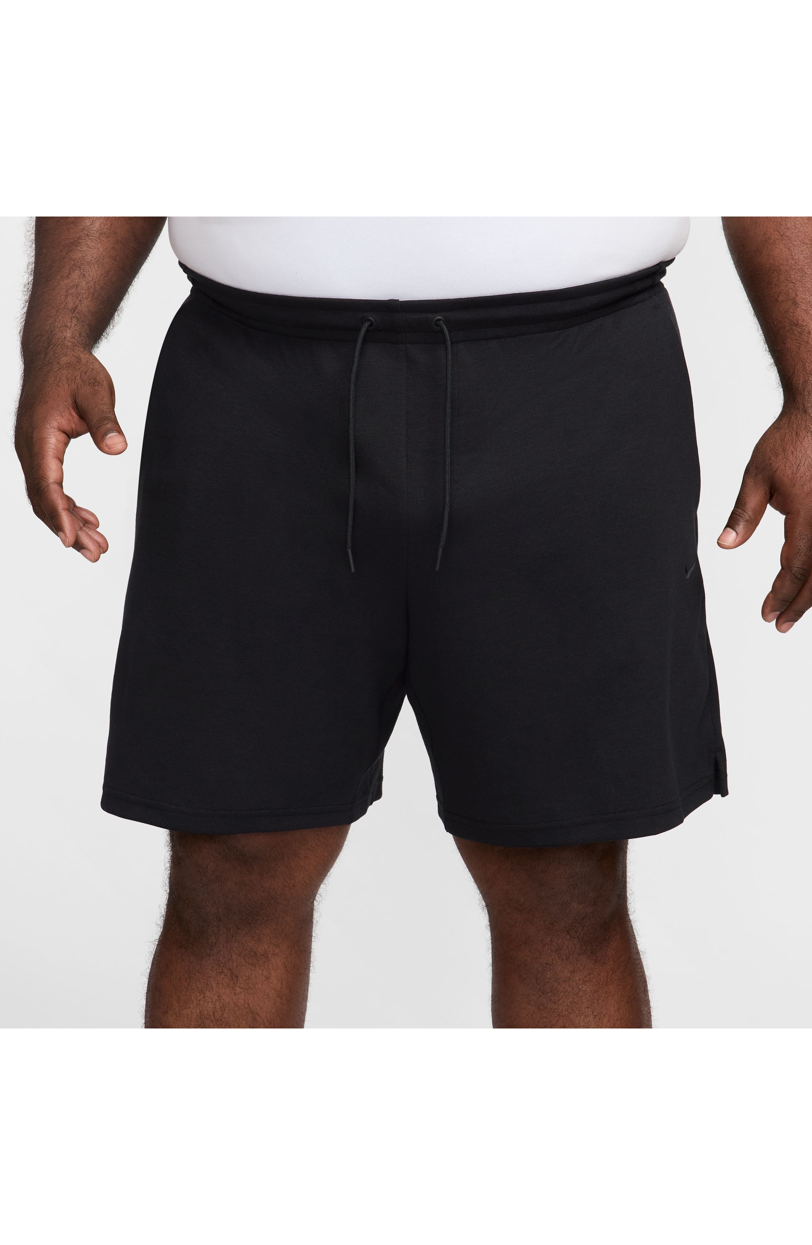 Nike Primary Dri-FIT Unlined Shorts in Black/Black at Nordstrom - 9