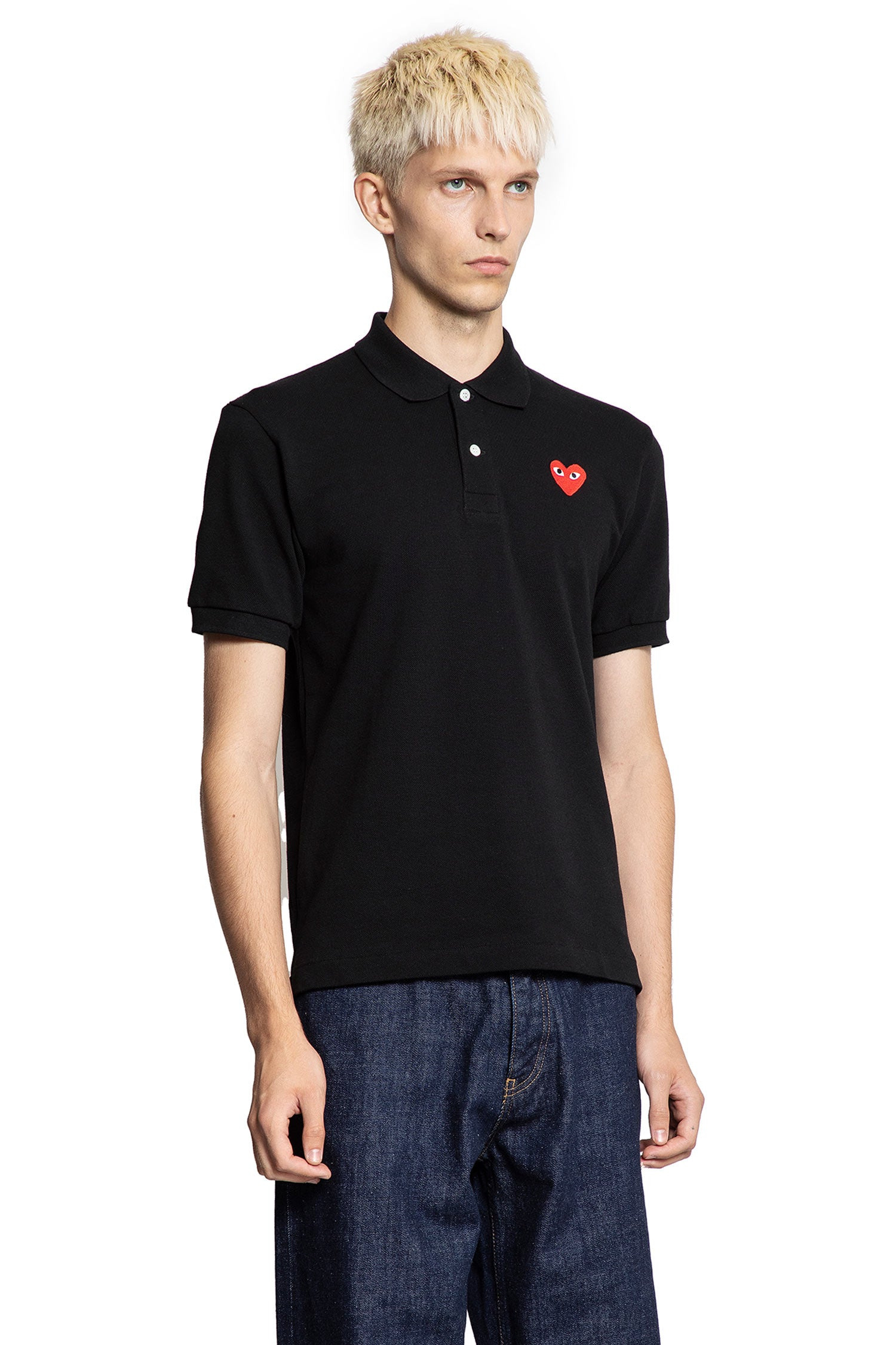 Heart-Cotton-Polo-Shirt - 2