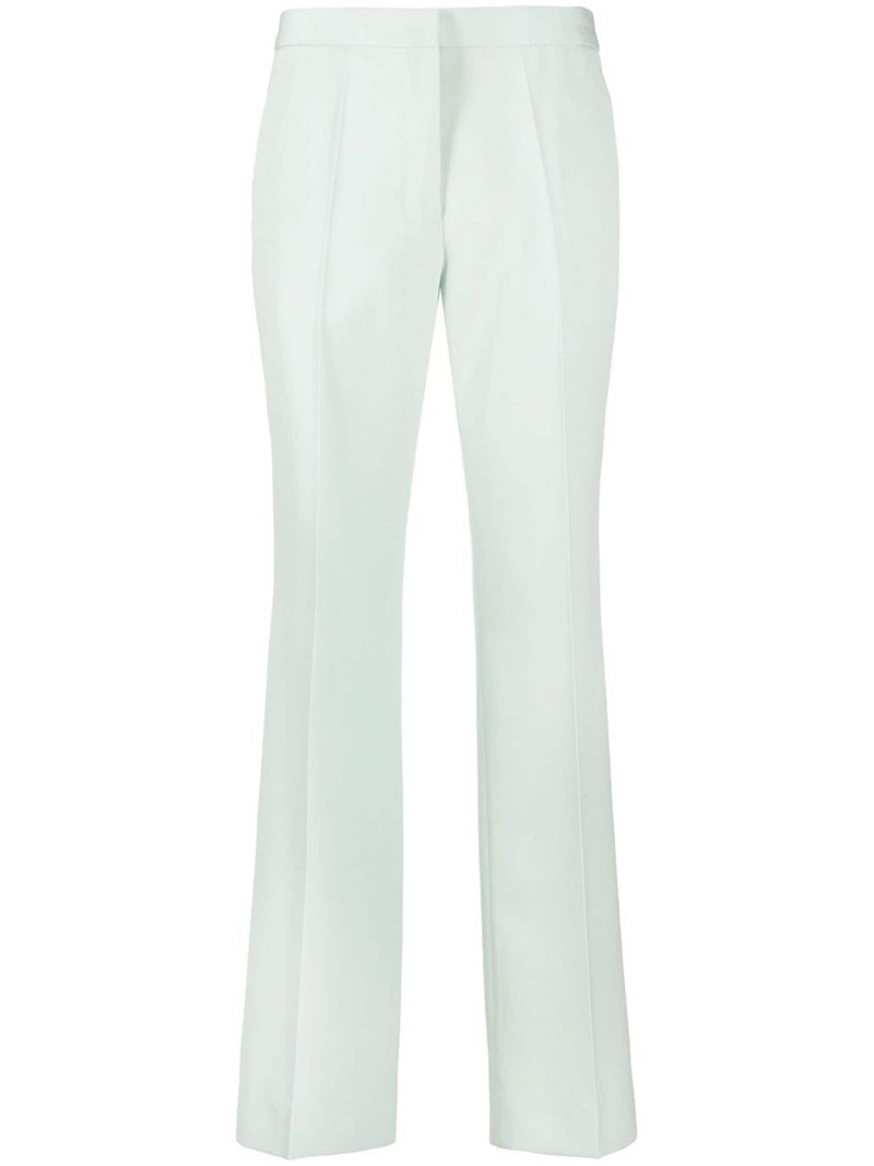 pressed-crease tailored trousers - 1