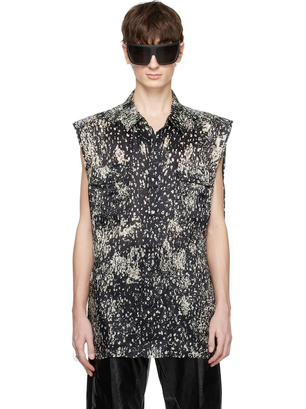 Black Hollywood Jumbo SL Overshirt - 1