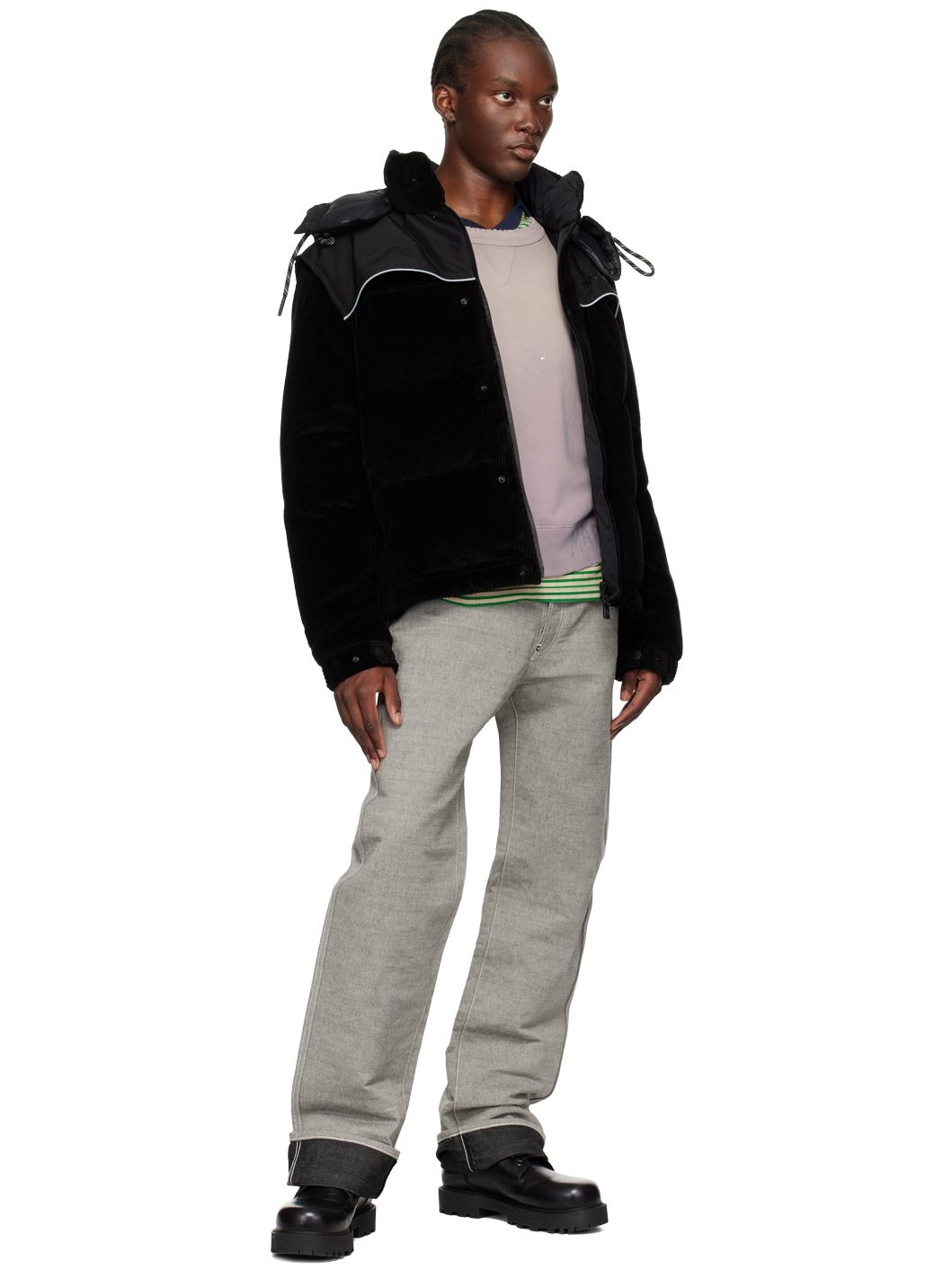 Black Desot Down Jacket - 6
