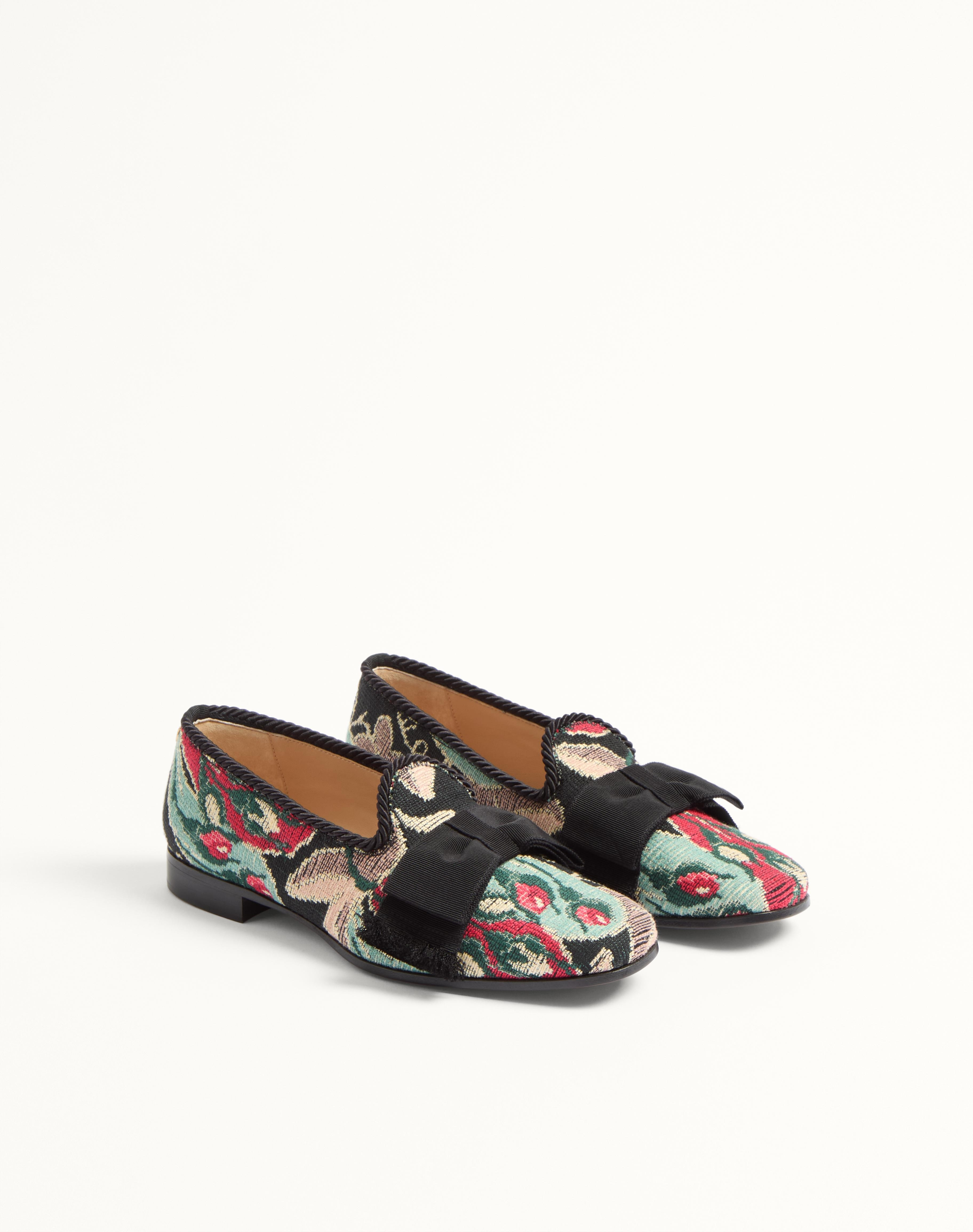 BOWOW LOAFER IN JACQUARD FABRIC - 3