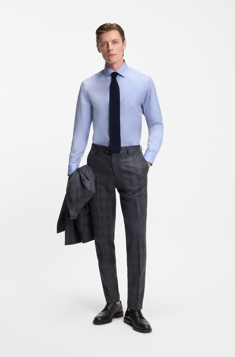 BOSS BECKHAM X BOSS SLIM-FIT SHIRT IN OXFORD COTTON outlook